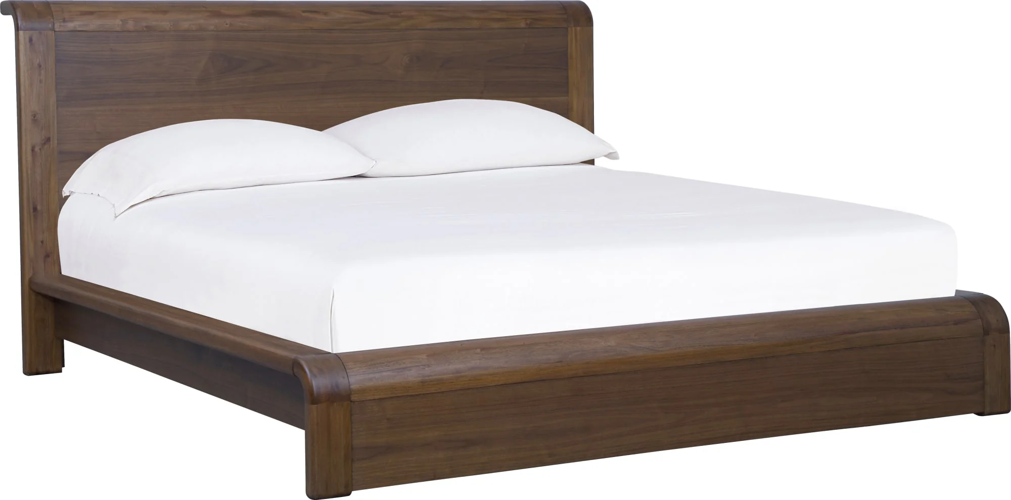 Totes English Walnut King Platform Bed - Image 4