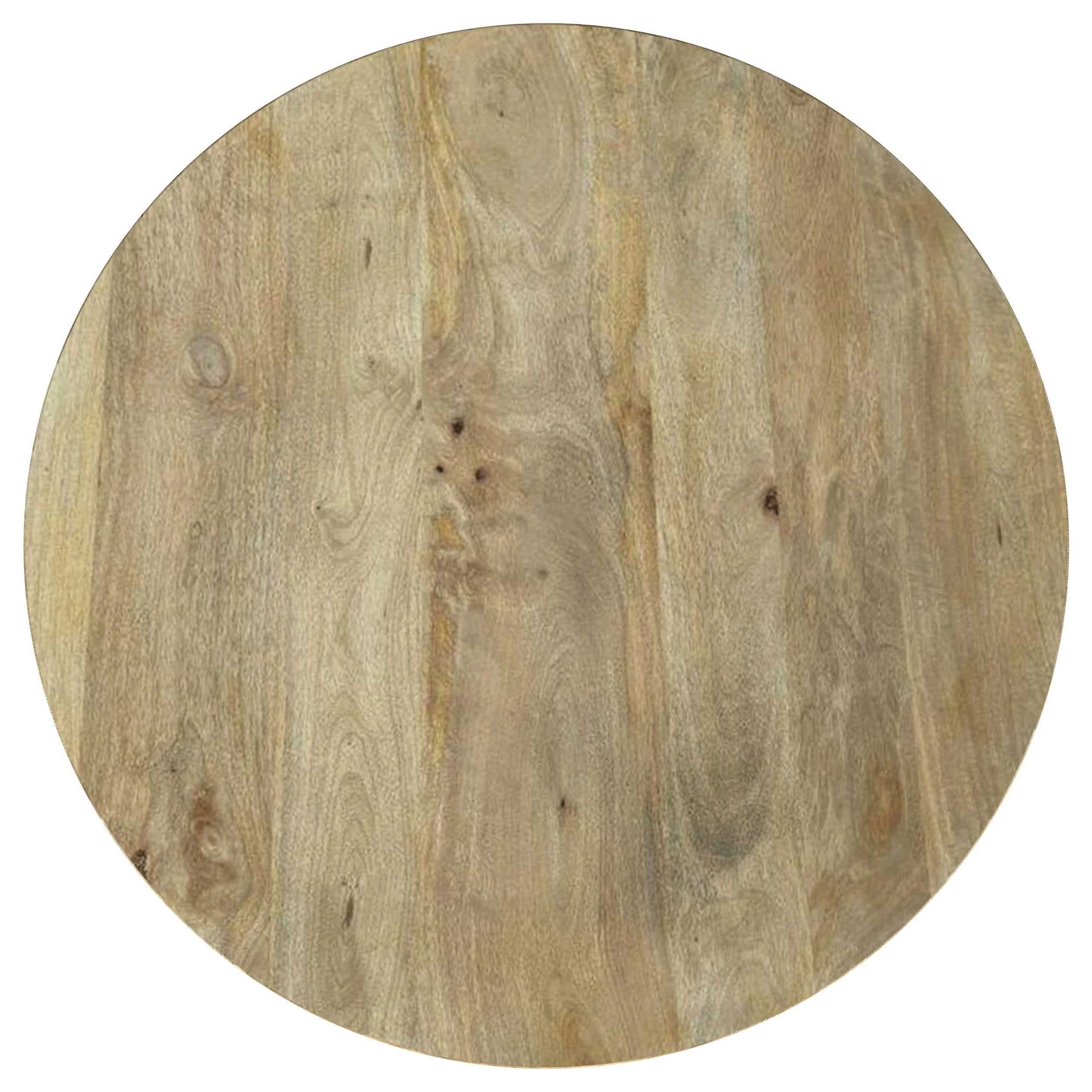 Touhy Natural Mango 2-Piece Round Coffee and End Table Set - Image 7