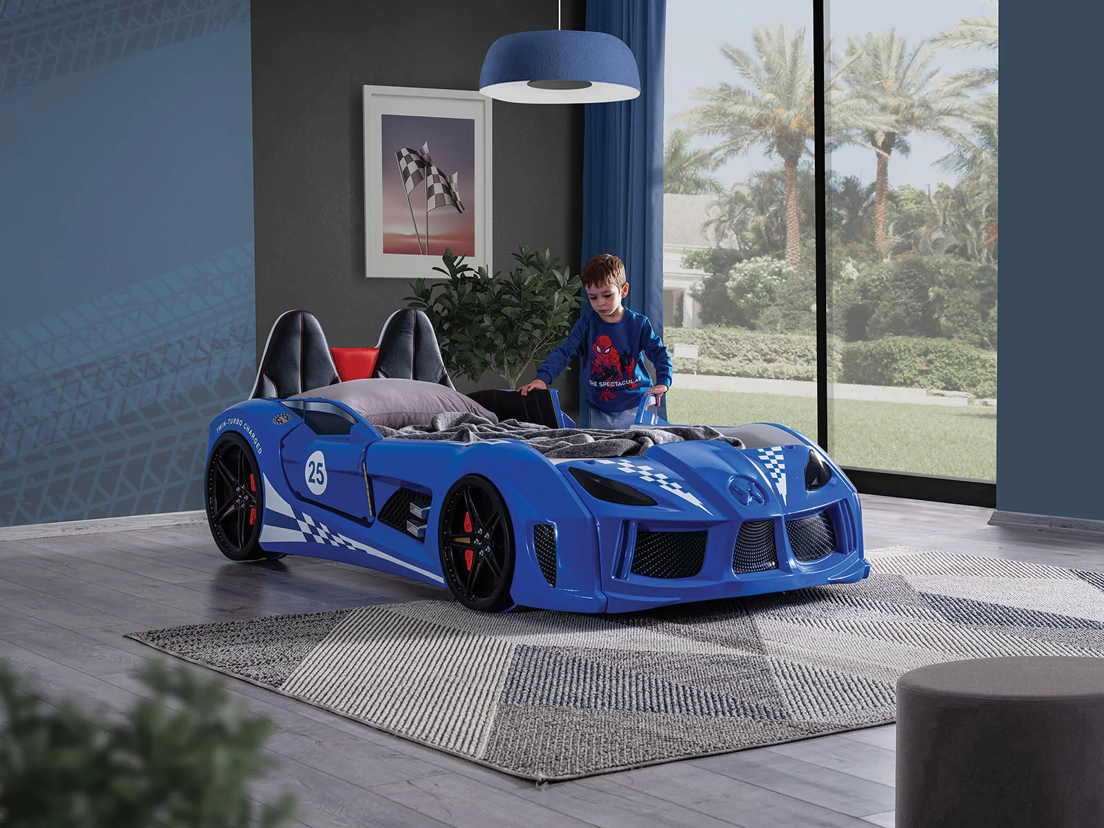 Trackster Blue Bed - Image 2
