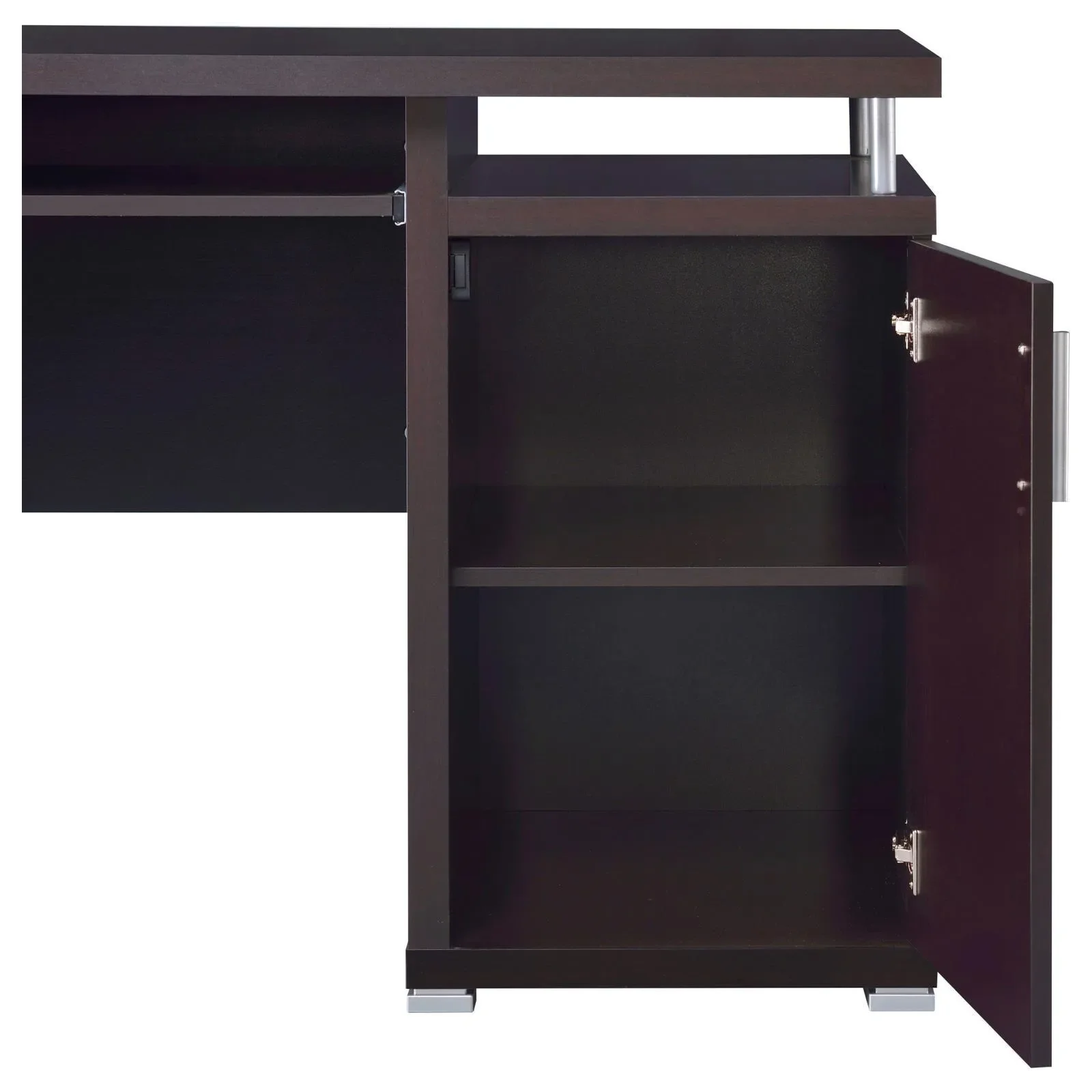 Tracy Cappuccino 2-Drawer Computer Desk - Image 10
