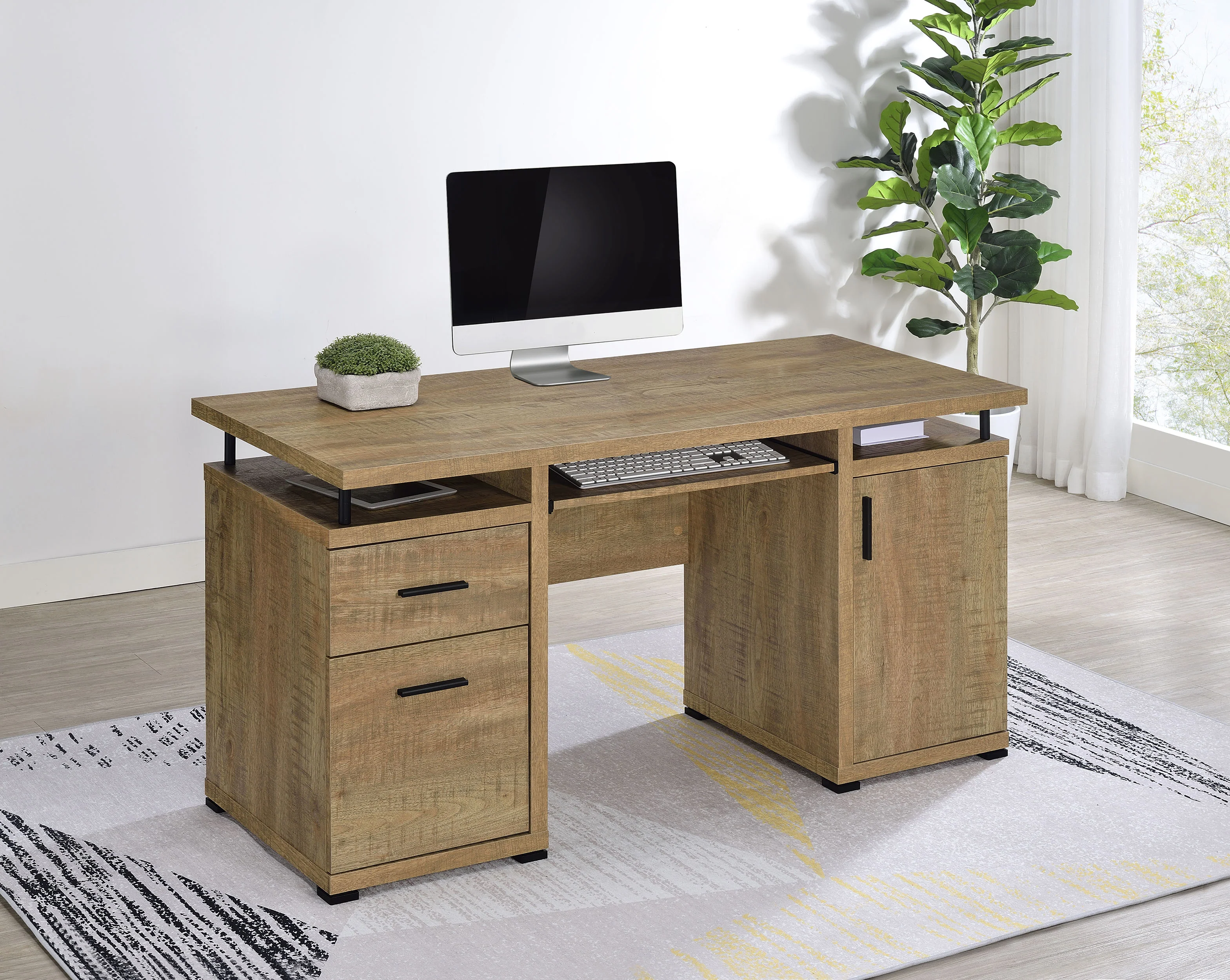 Tracy Mango 55-inch 2-drawer Office Computer Desk