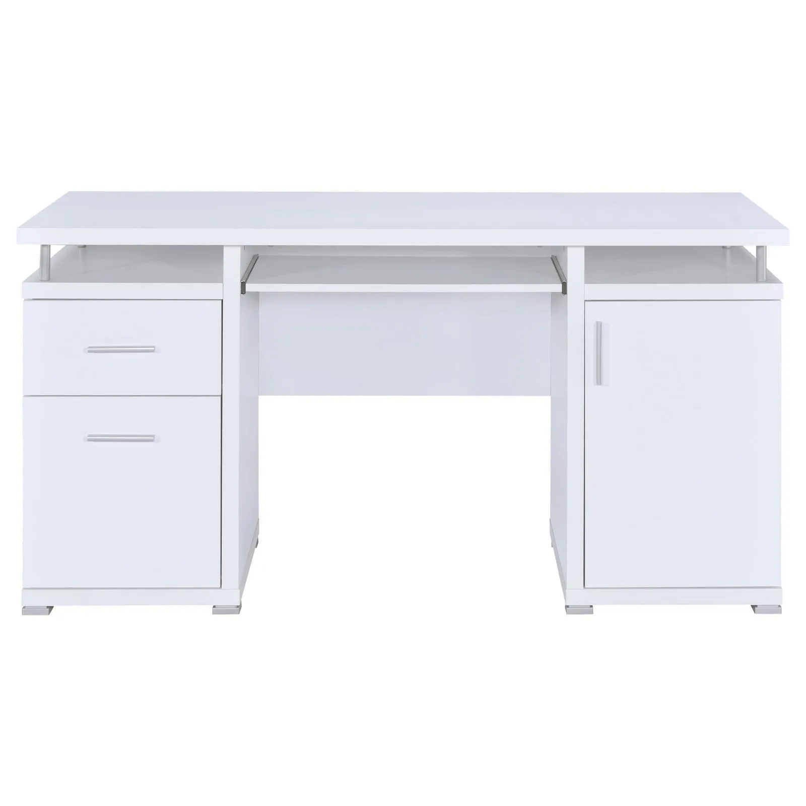 Tracy White 2-Drawer Computer Desk - Image 4