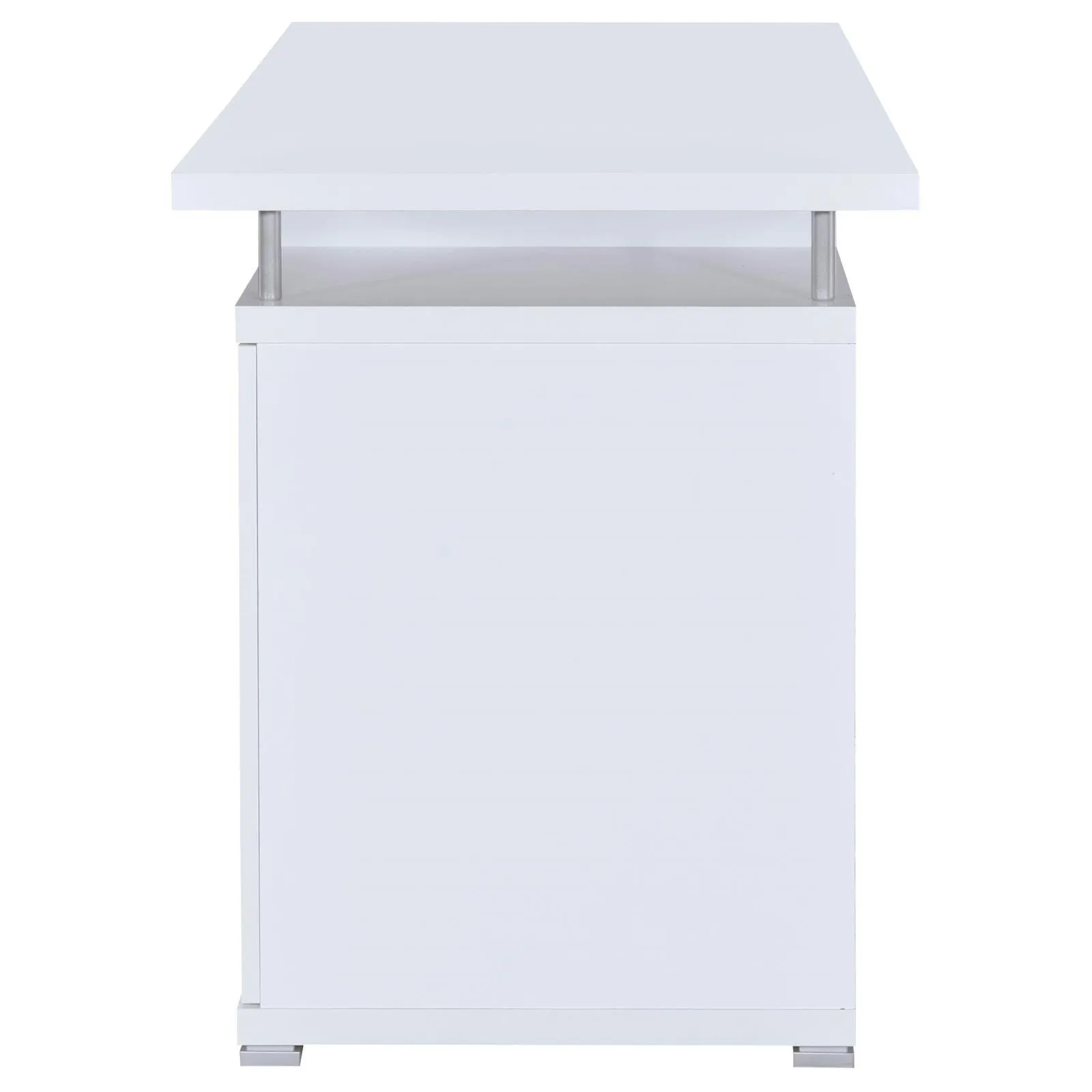 Tracy White 2-Drawer Computer Desk - Image 5