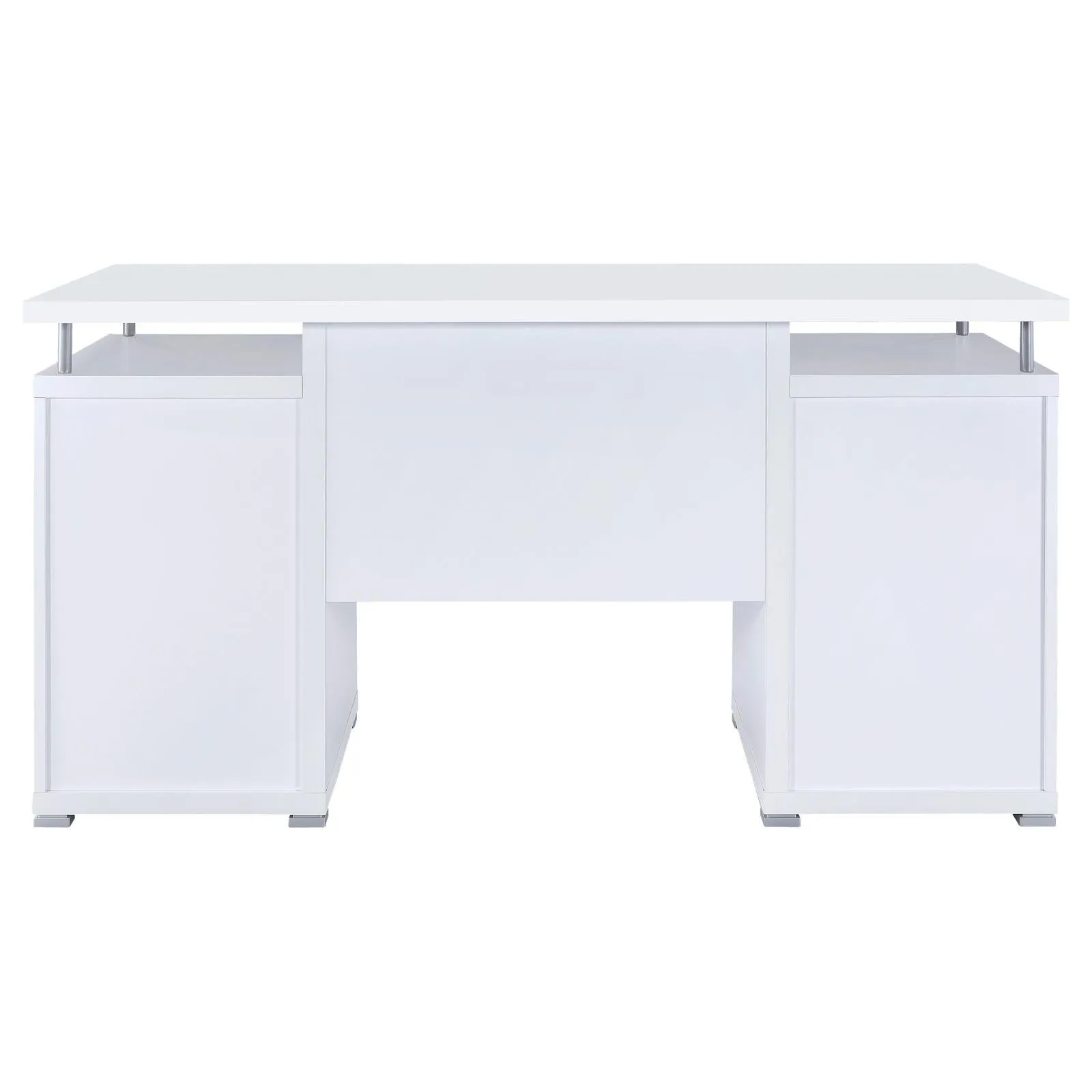 Tracy White 2-Drawer Computer Desk - Image 7