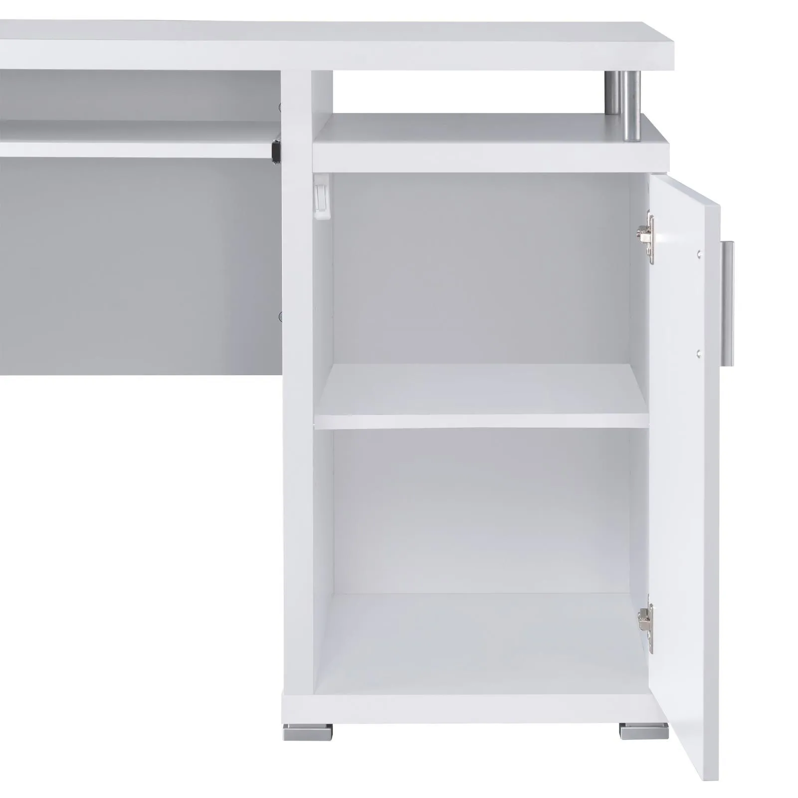 Tracy White 2-Drawer Computer Desk - Image 9