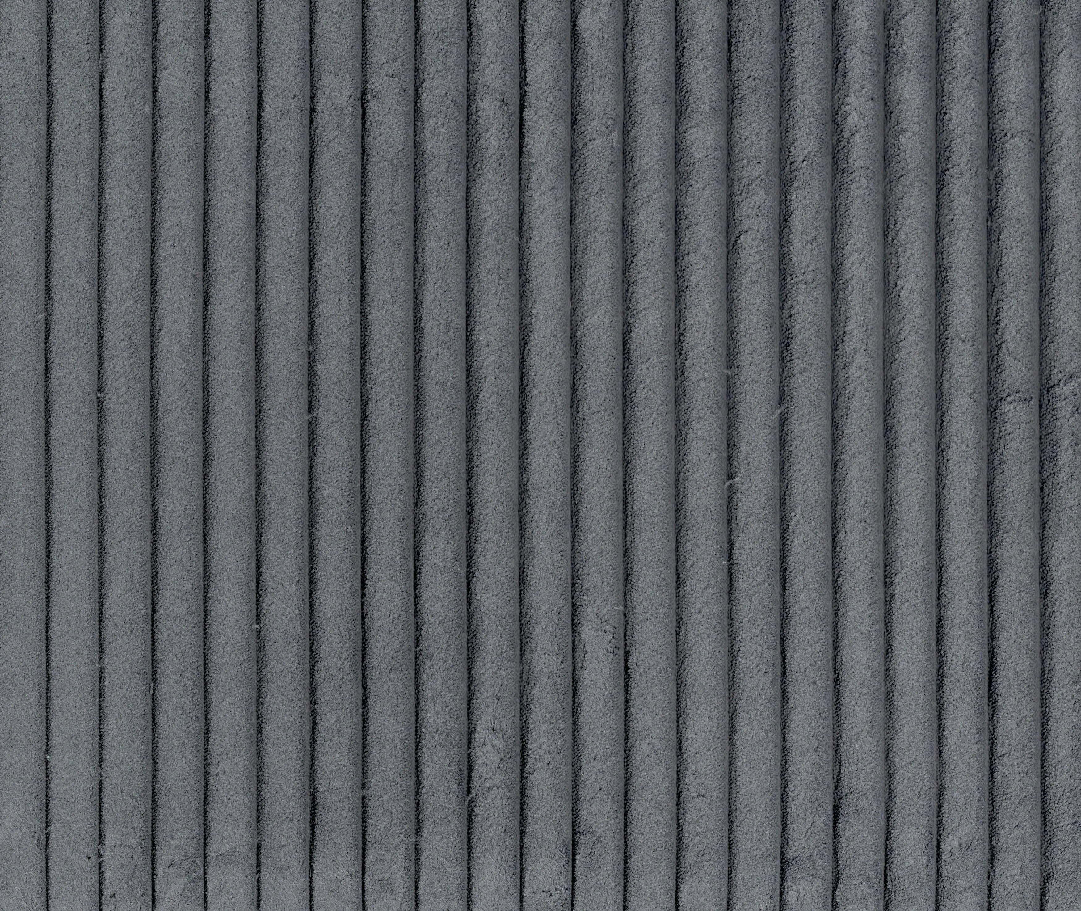 Traverse Gray Corduroy Ottoman - Image 5