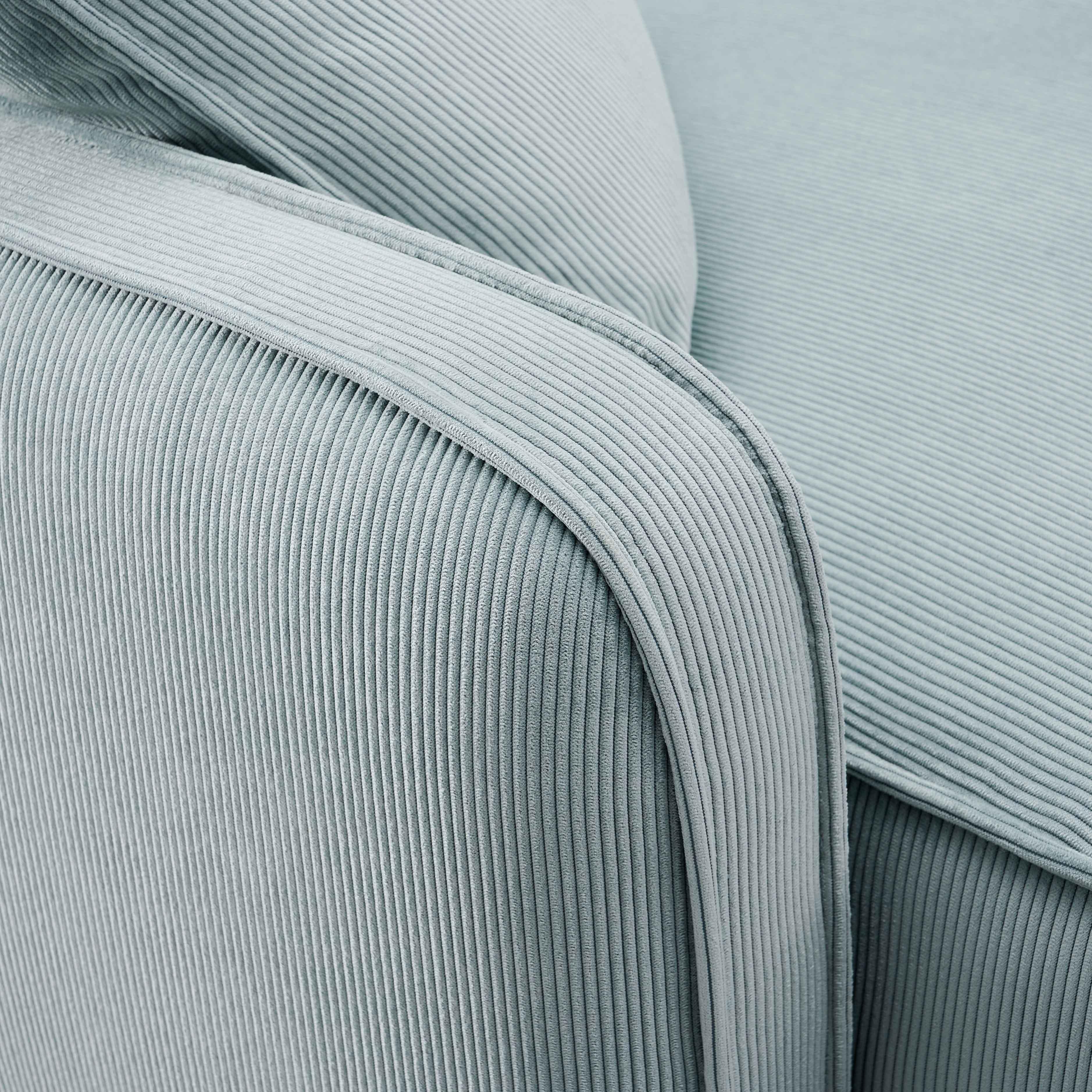 Travie Performance Corduroy Velvet Modular Loveseat - Image 13
