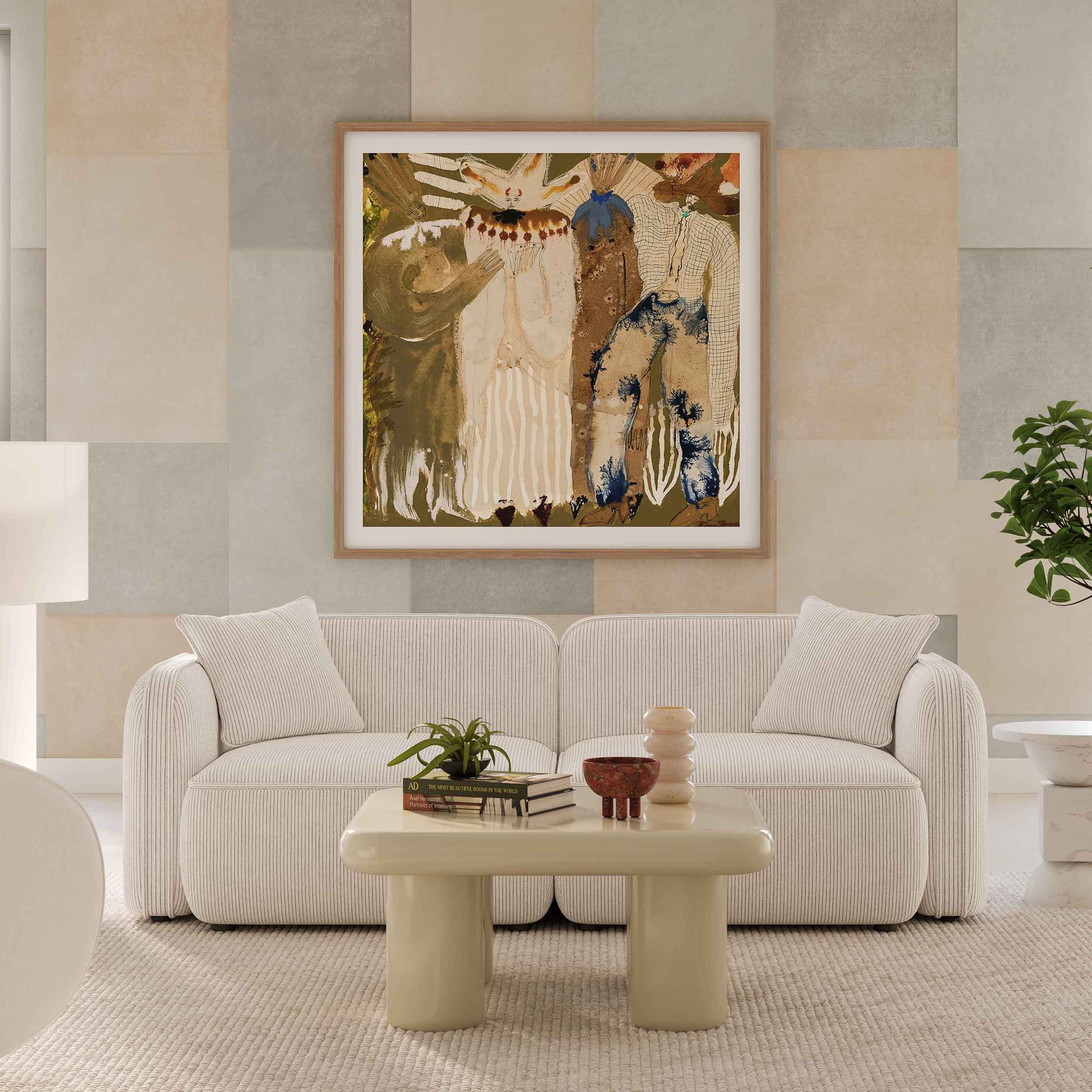Travie Performance Corduroy Velvet Modular Loveseat - Image 2