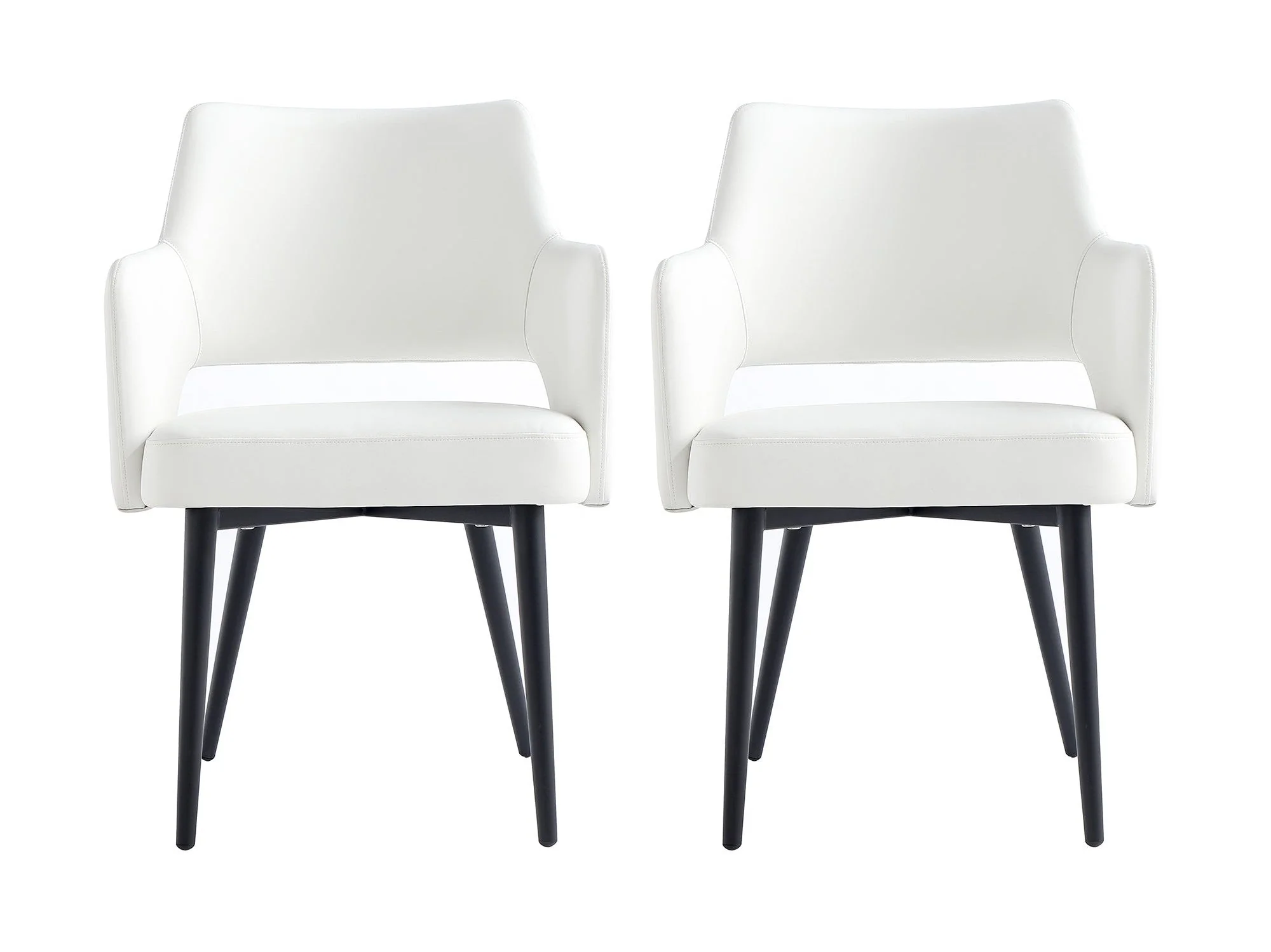 Tremont Dining Arm Chair in White (set of 2)