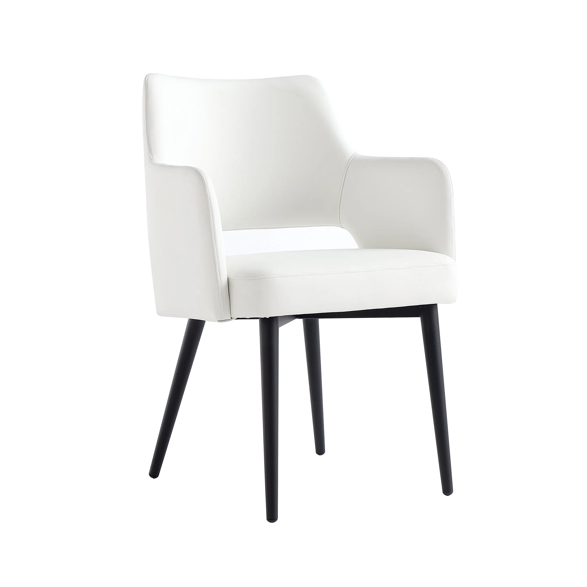 Tremont Dining Arm Chair in White (set of 2) - Image 6