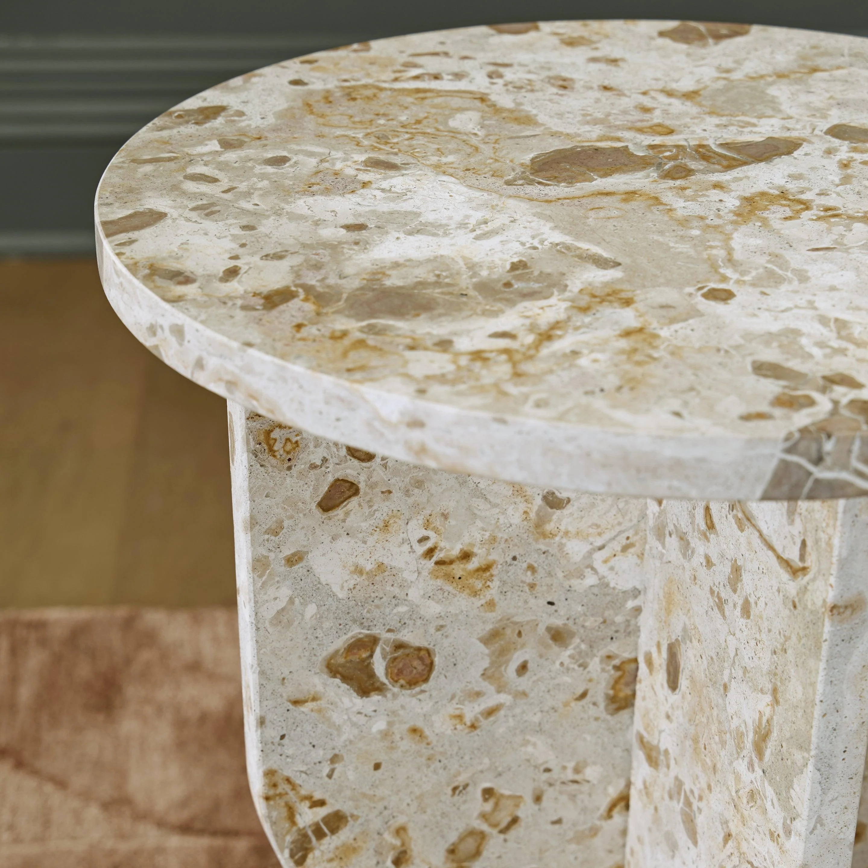 Treygan Beige Accent Table - Image 2