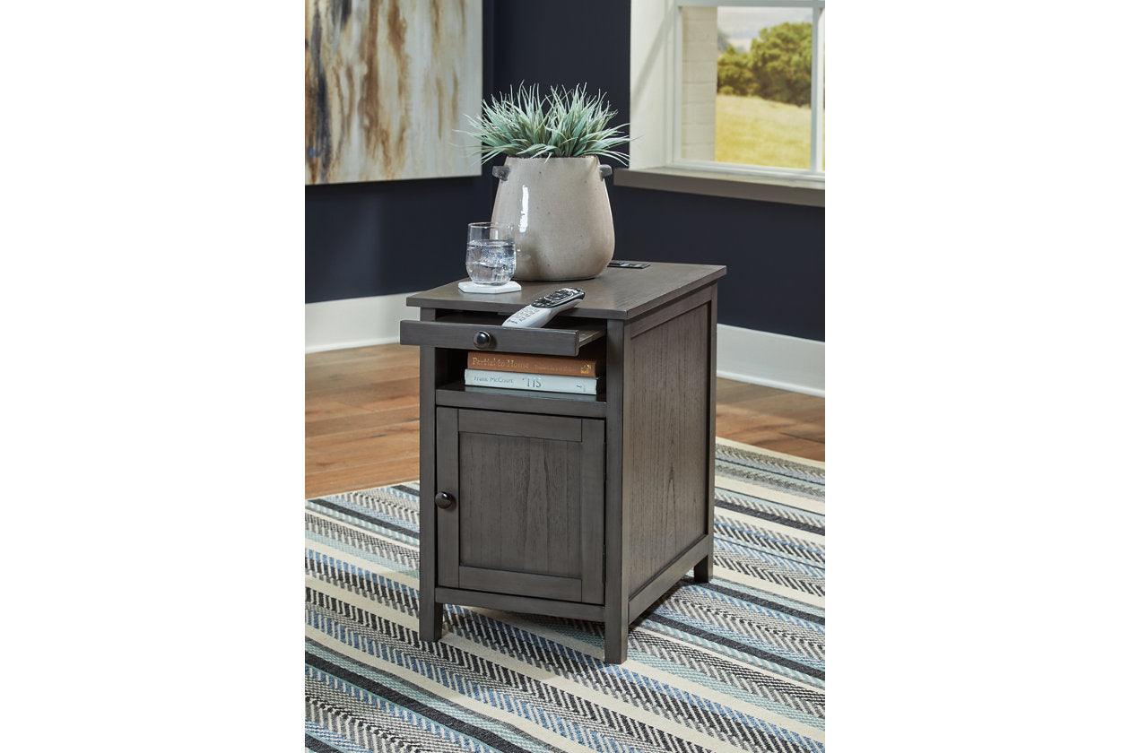 Treytown Gray Chairside End Table - Image 6
