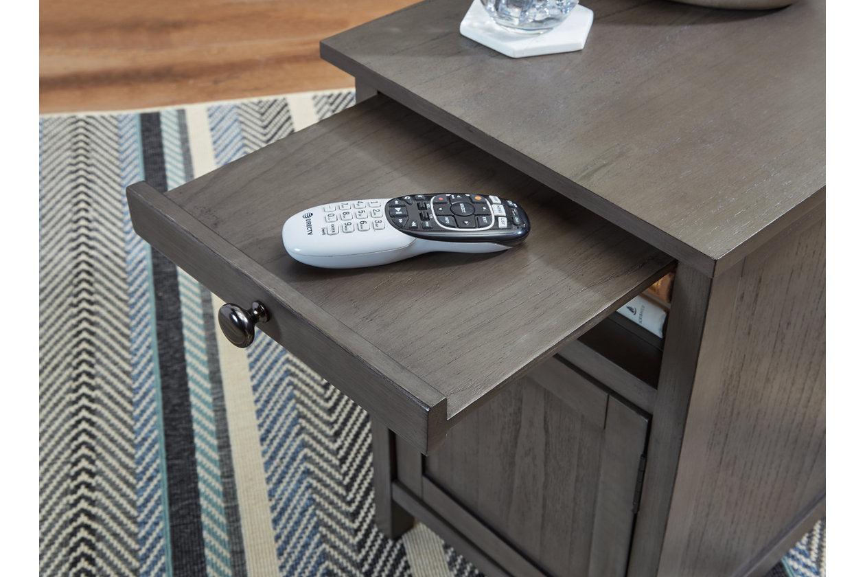 Treytown Gray Chairside End Table - Image 7