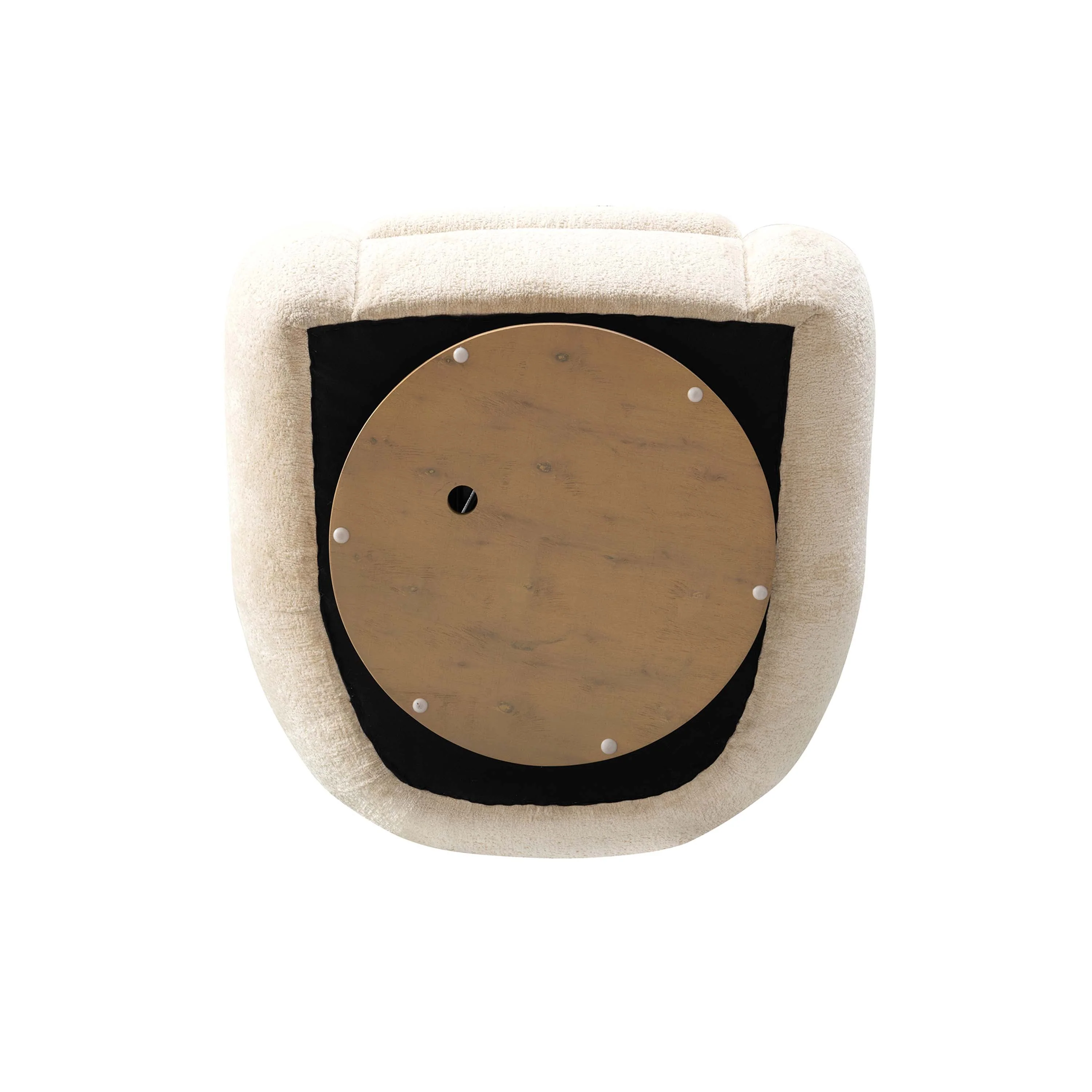 Tribeca Accent Chair in Cream - Image 9