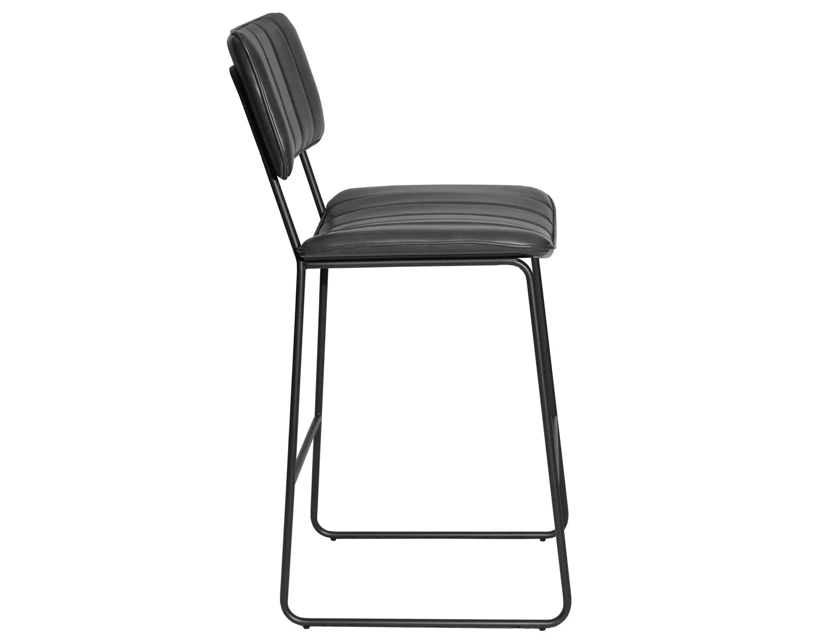 Tribeca Black 30″ Commercial Grade Bar Stool - Image 3
