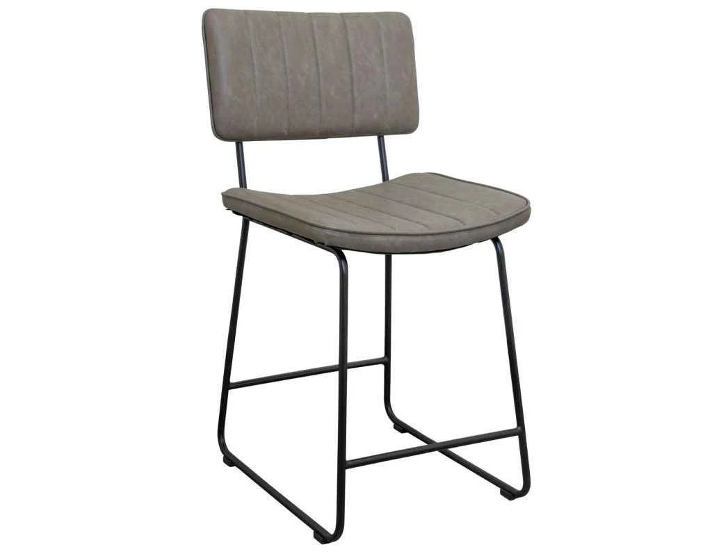 Tribeca Gray 24″ Commercial Grade Counter Stool - Image 3