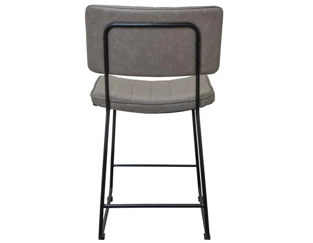 Tribeca Gray 24″ Commercial Grade Counter Stool - Image 5