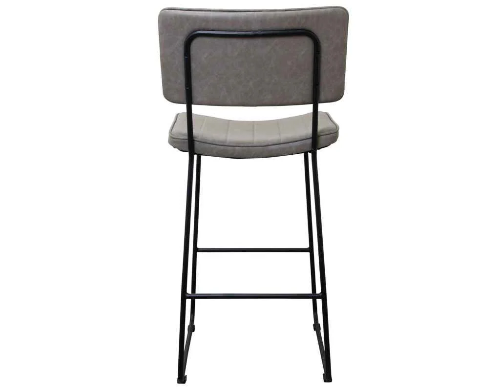 Tribeca Gray 30″ Commercial Grade Bar Stool - Image 2