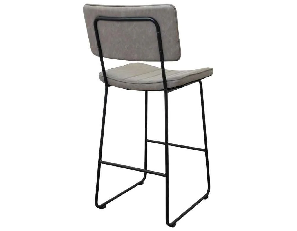 Tribeca Gray 30″ Commercial Grade Bar Stool - Image 3