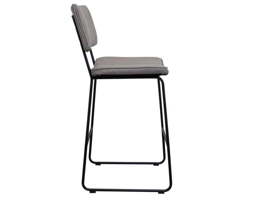Tribeca Gray 30″ Commercial Grade Bar Stool - Image 4