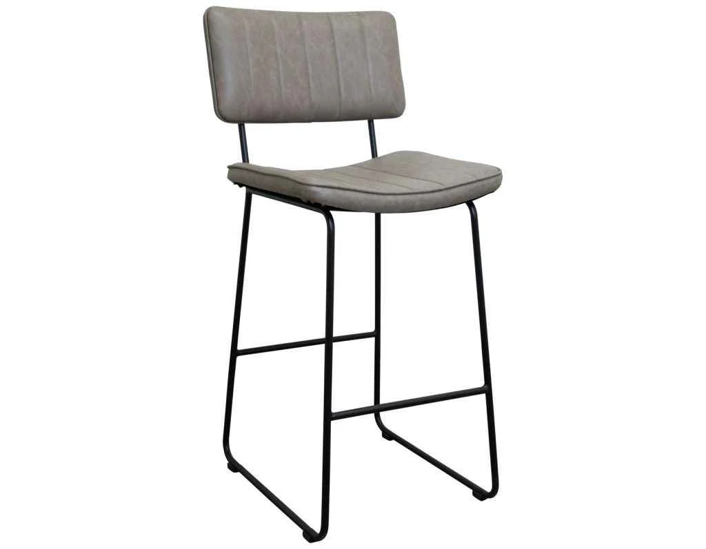 Tribeca Gray 30″ Commercial Grade Bar Stool - Image 5