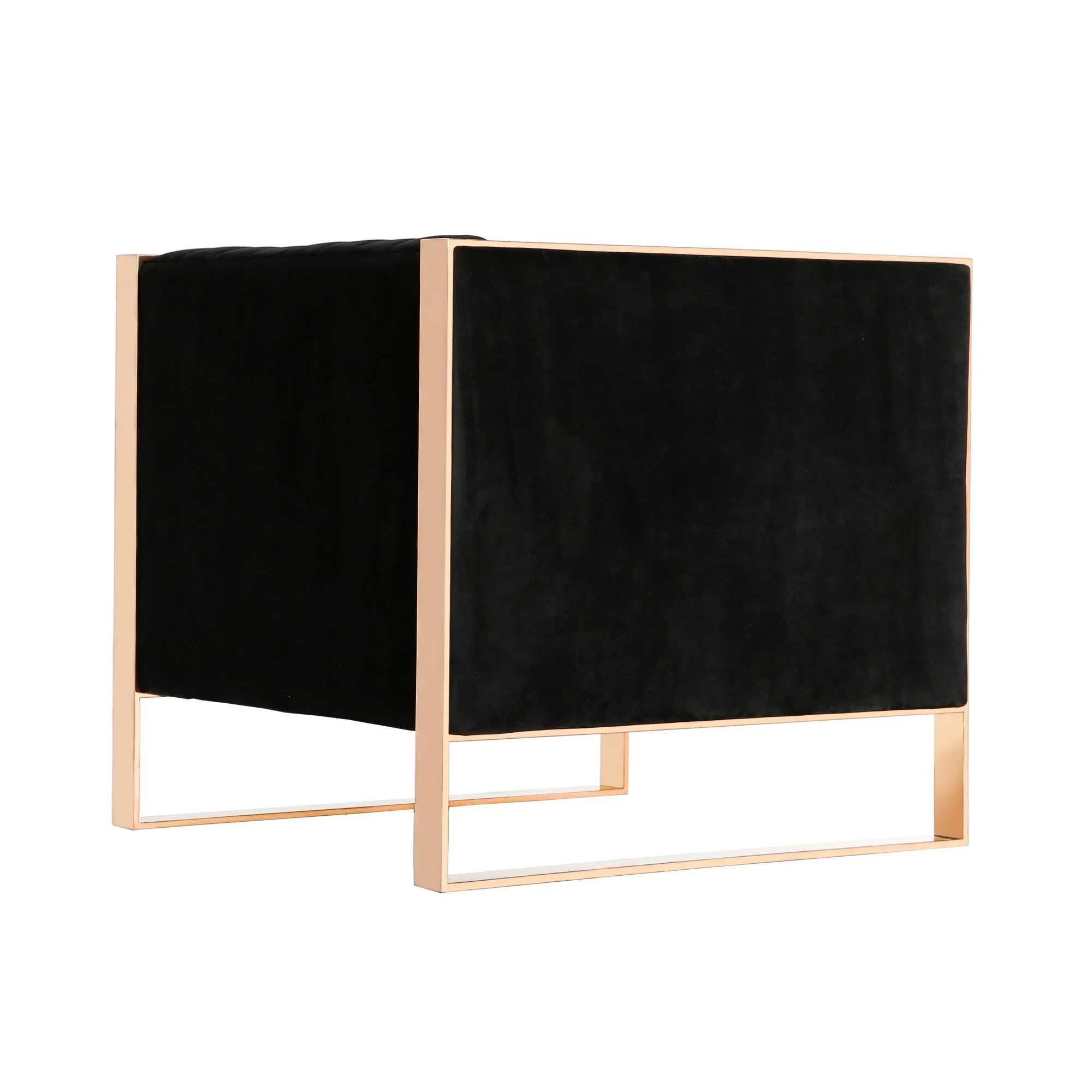 Trillium Accent Chair in Black and Gold - Image 6