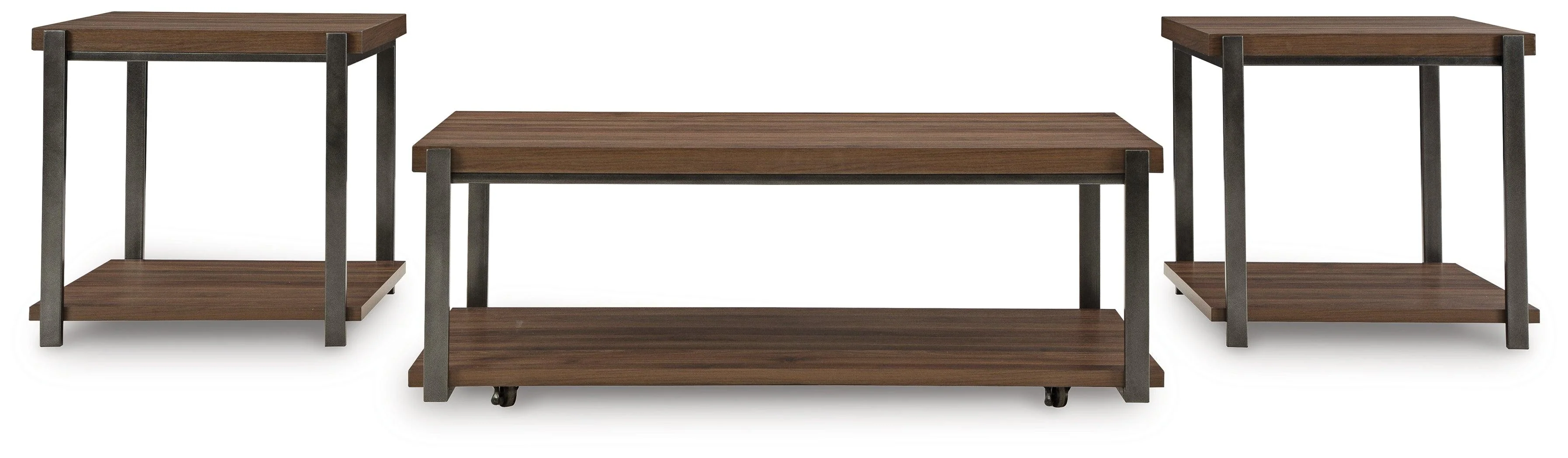 Trindwick Brown/Black Table (Set of 3) - Image 2