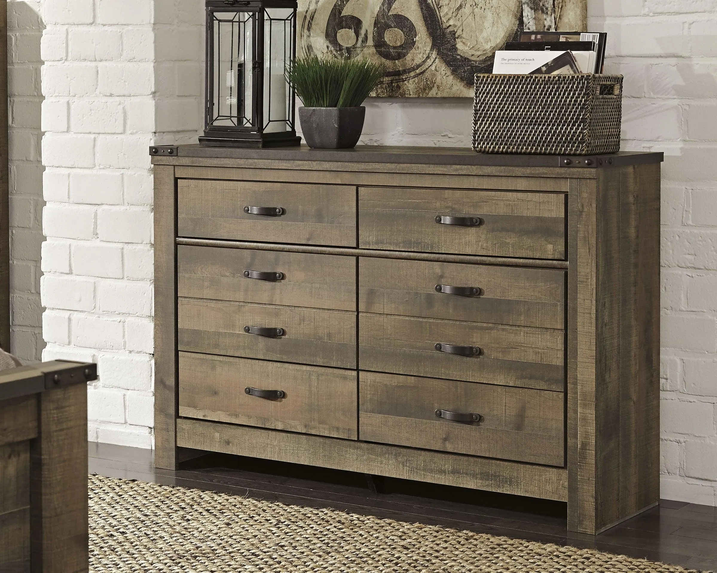 Trinell Brown Dresser - Image 2