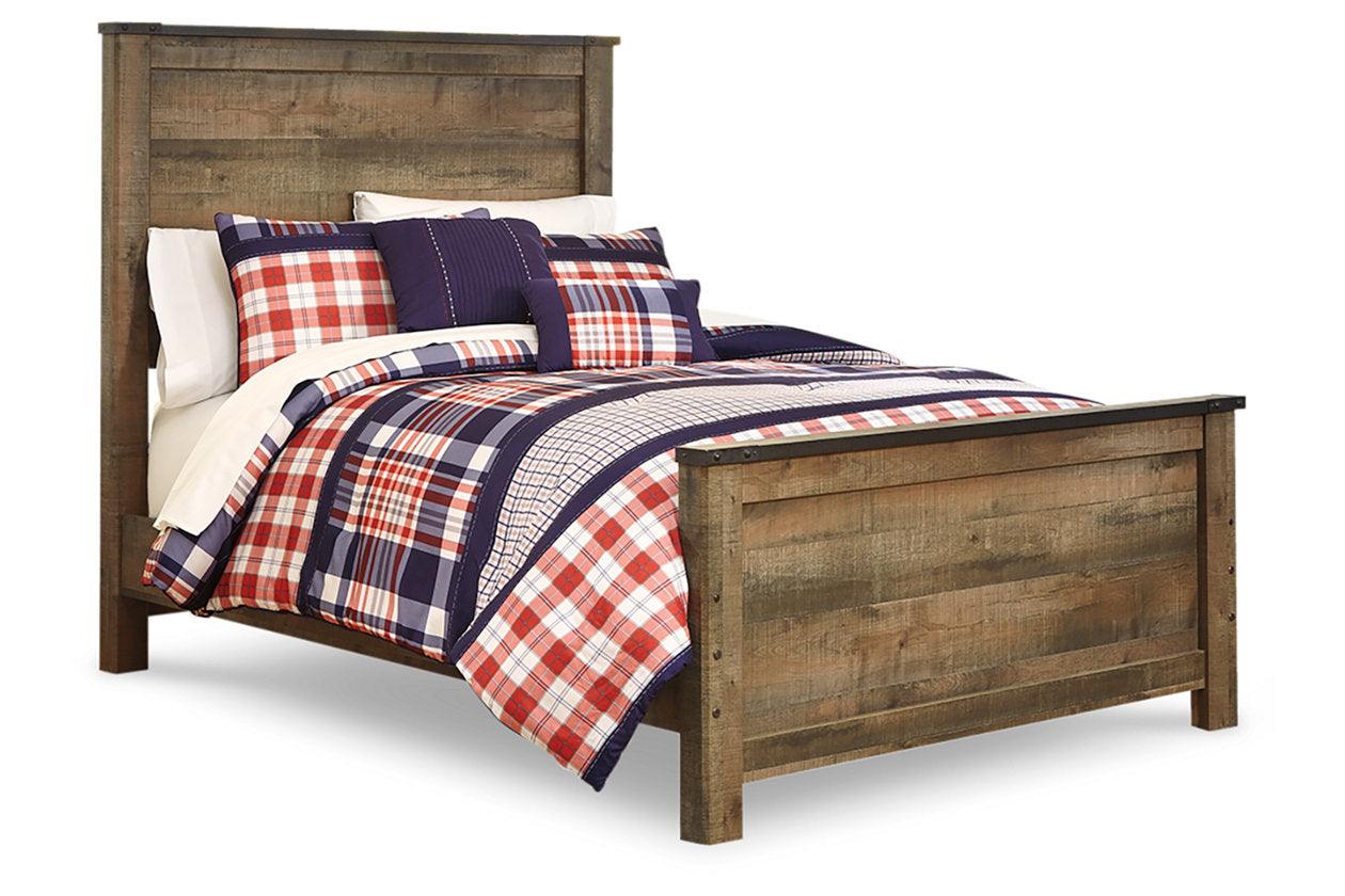 Trinell Brown Full Panel Bed - Image 4