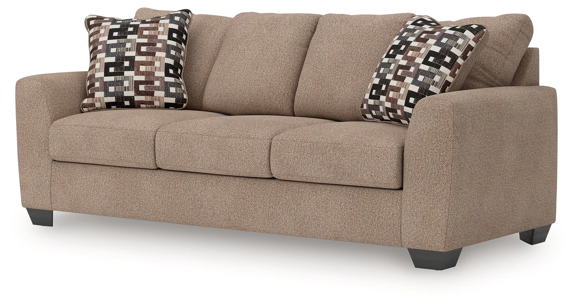 Triston-Peaks Suede Sofa - Image 2
