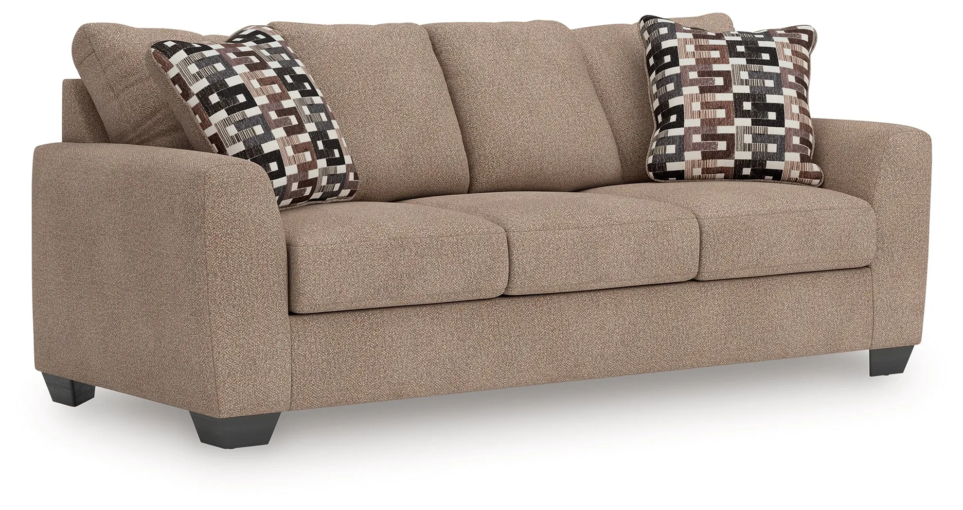 Triston-Peaks Suede Sofa - Image 3