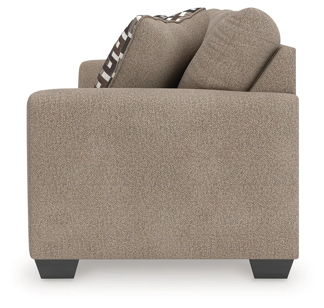 Triston-Peaks Suede Sofa - Image 5