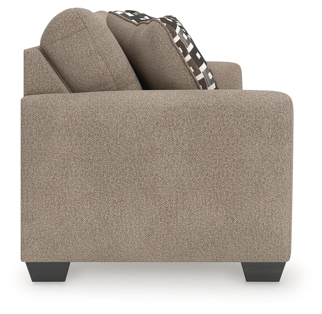 Triston-Peaks Suede Sofa - Image 6