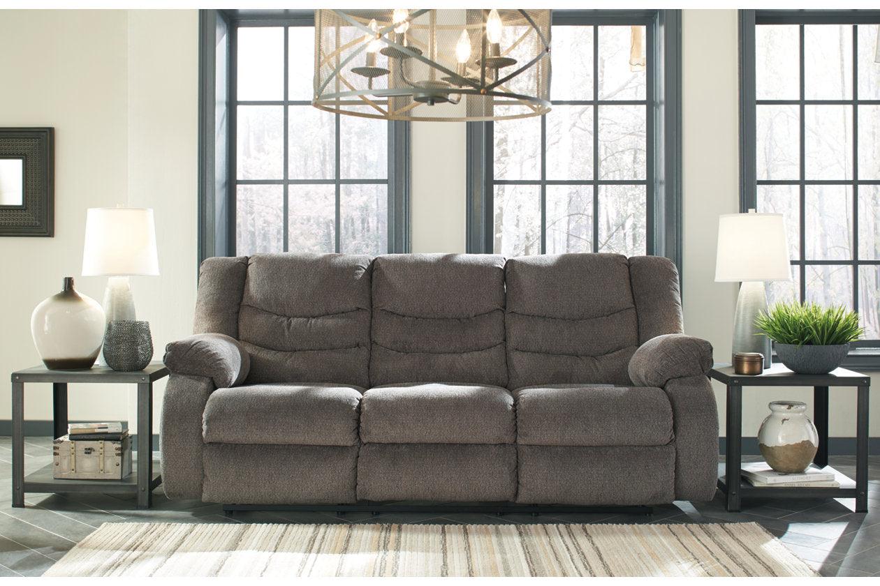 Tulen Gray Manual Reclining Sofa - Image 5