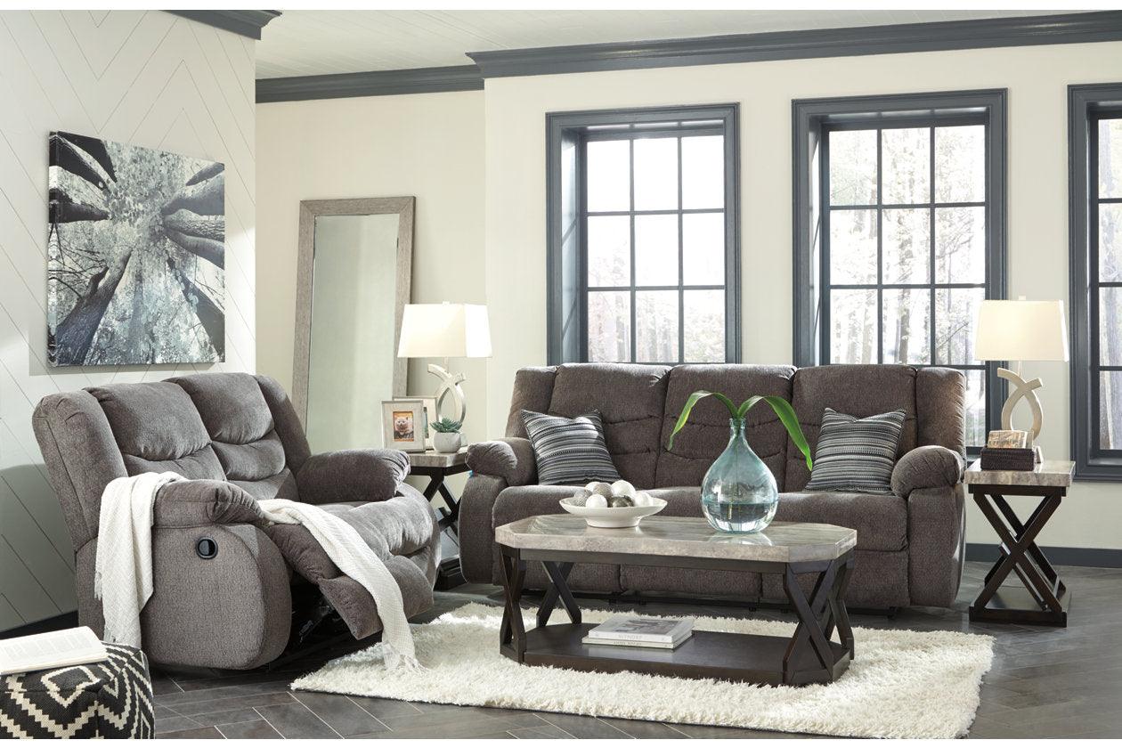 Tulen Gray Manual Reclining Sofa - Image 6