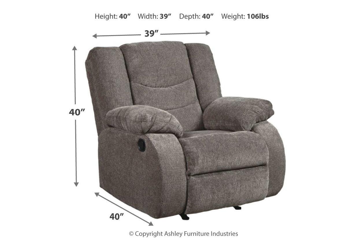 Tulen Gray Recliner - Image 4