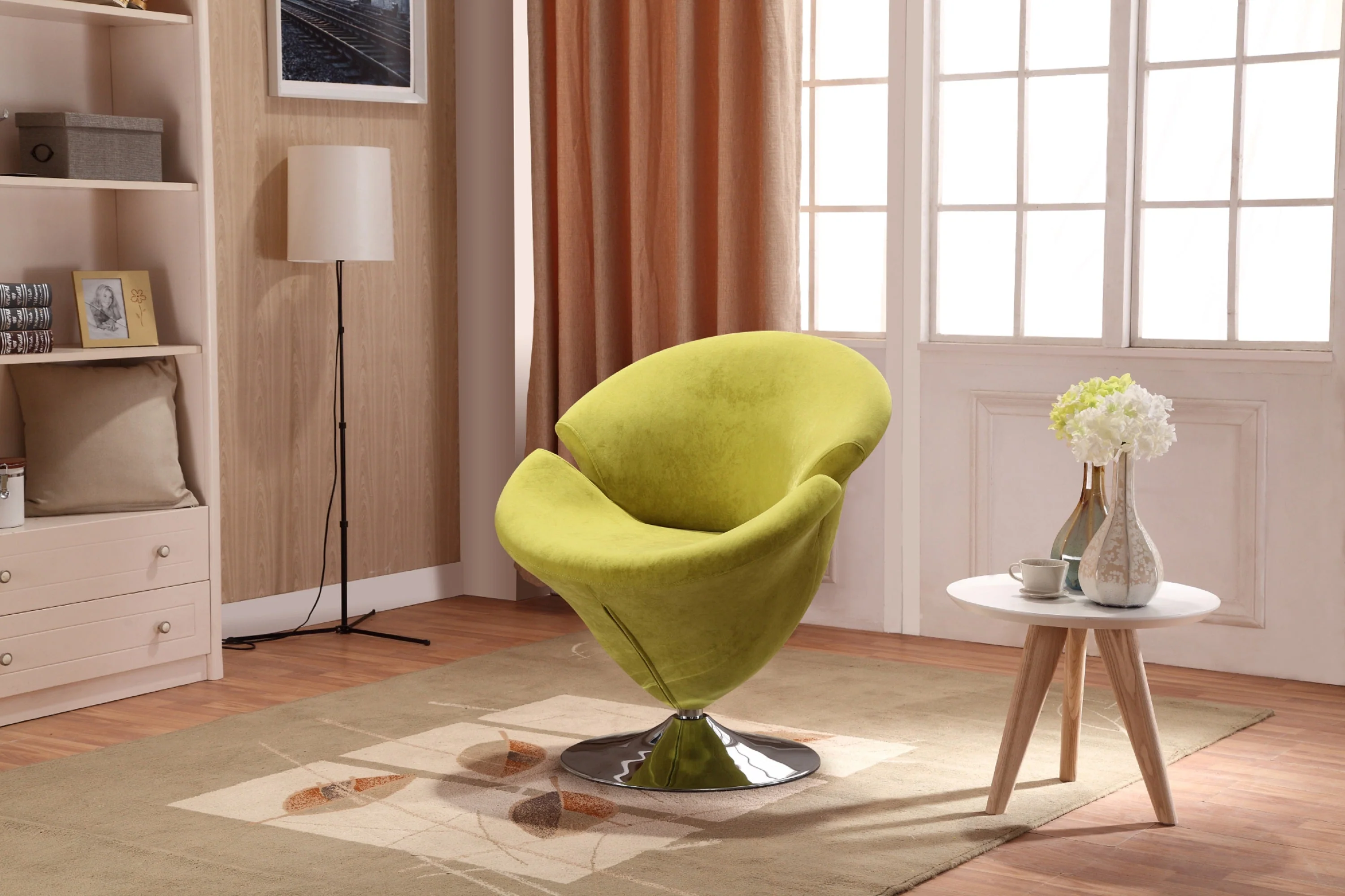 Tulip Swivel Accent Chair (set of 4) in Multi Color - Image 3