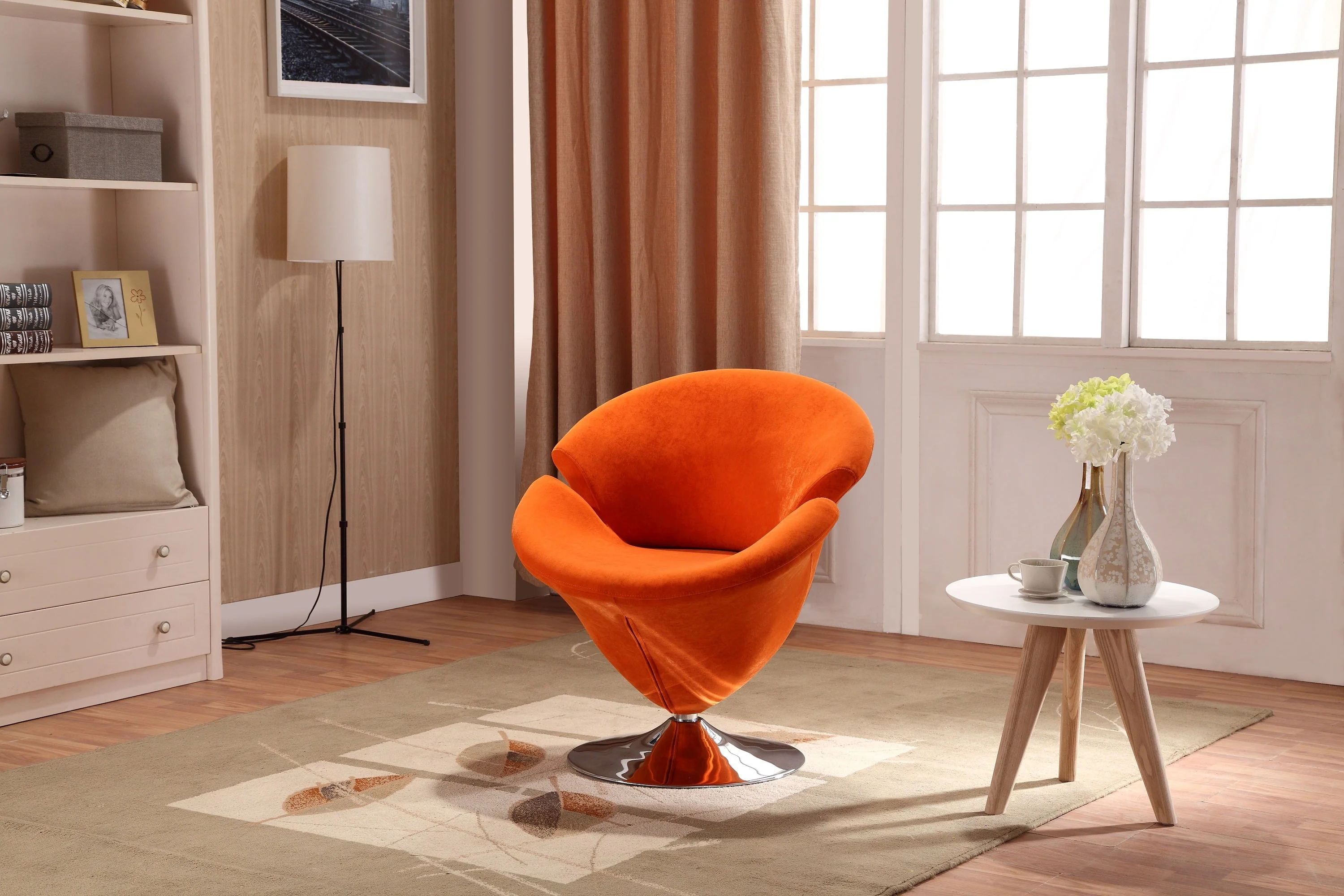 Tulip Swivel Accent Chair (set of 4) in Multi Color - Image 5