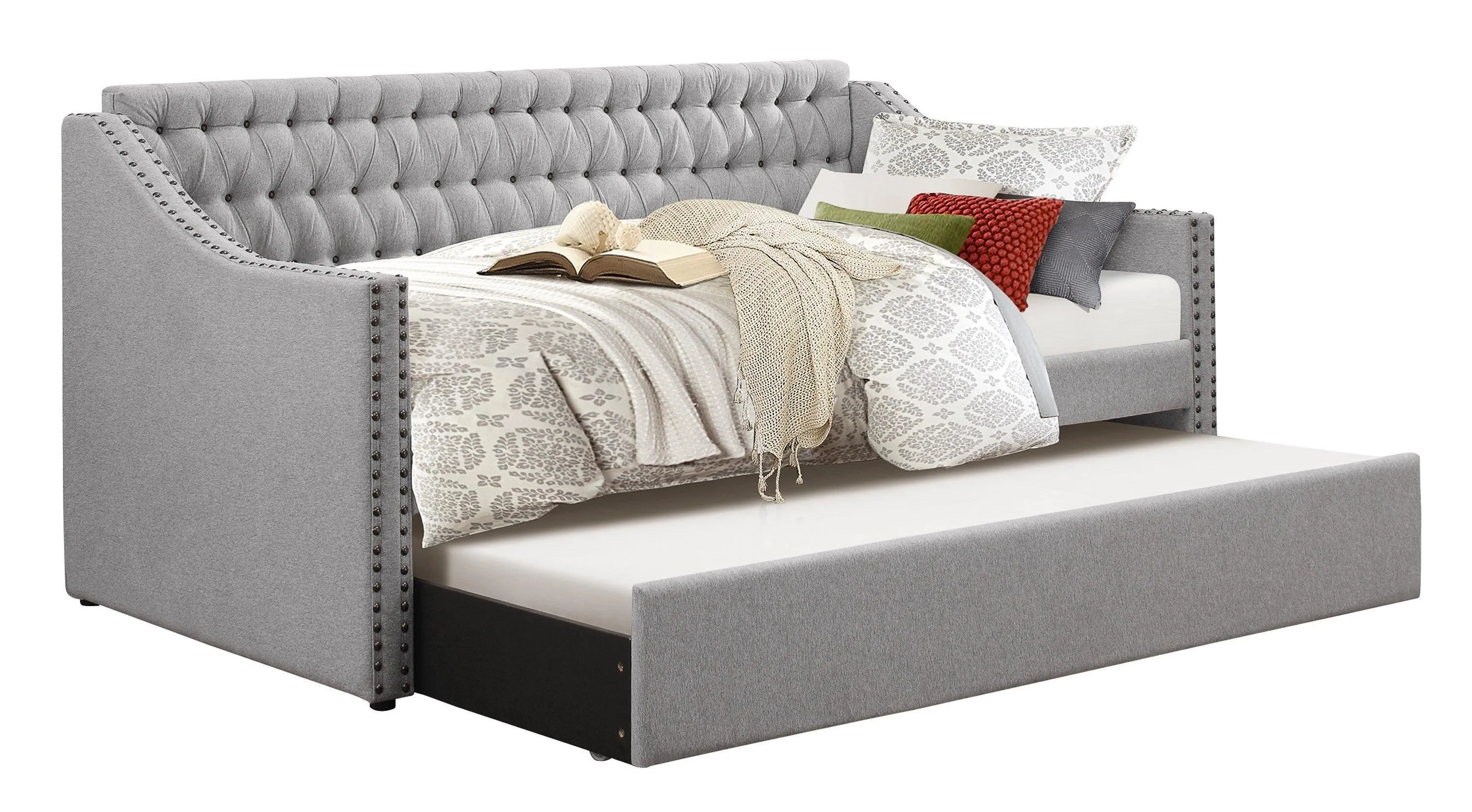 Tulney Gray Daybed with Trundle - Image 3