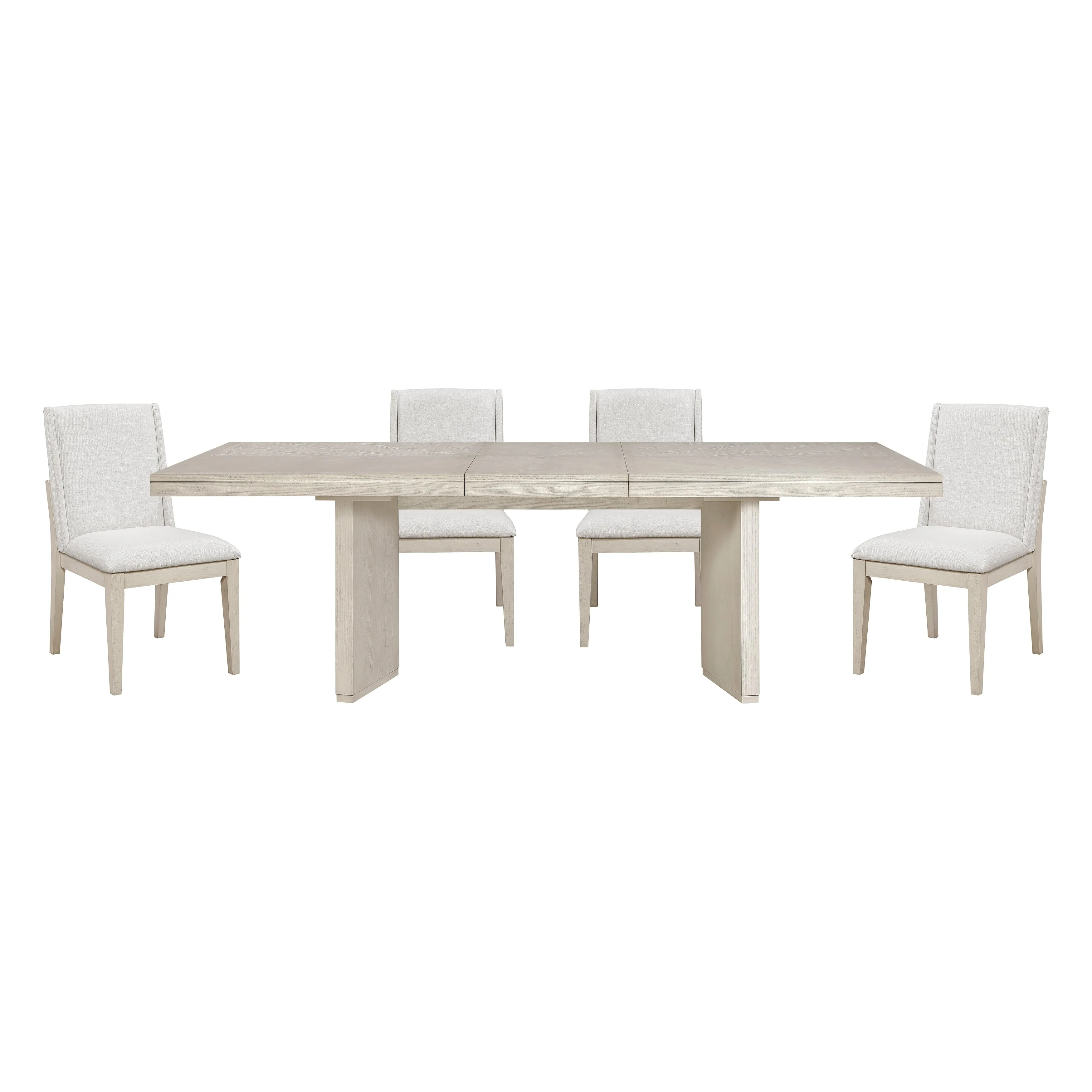Tundra Antique White 5-Piece Dining Room Set