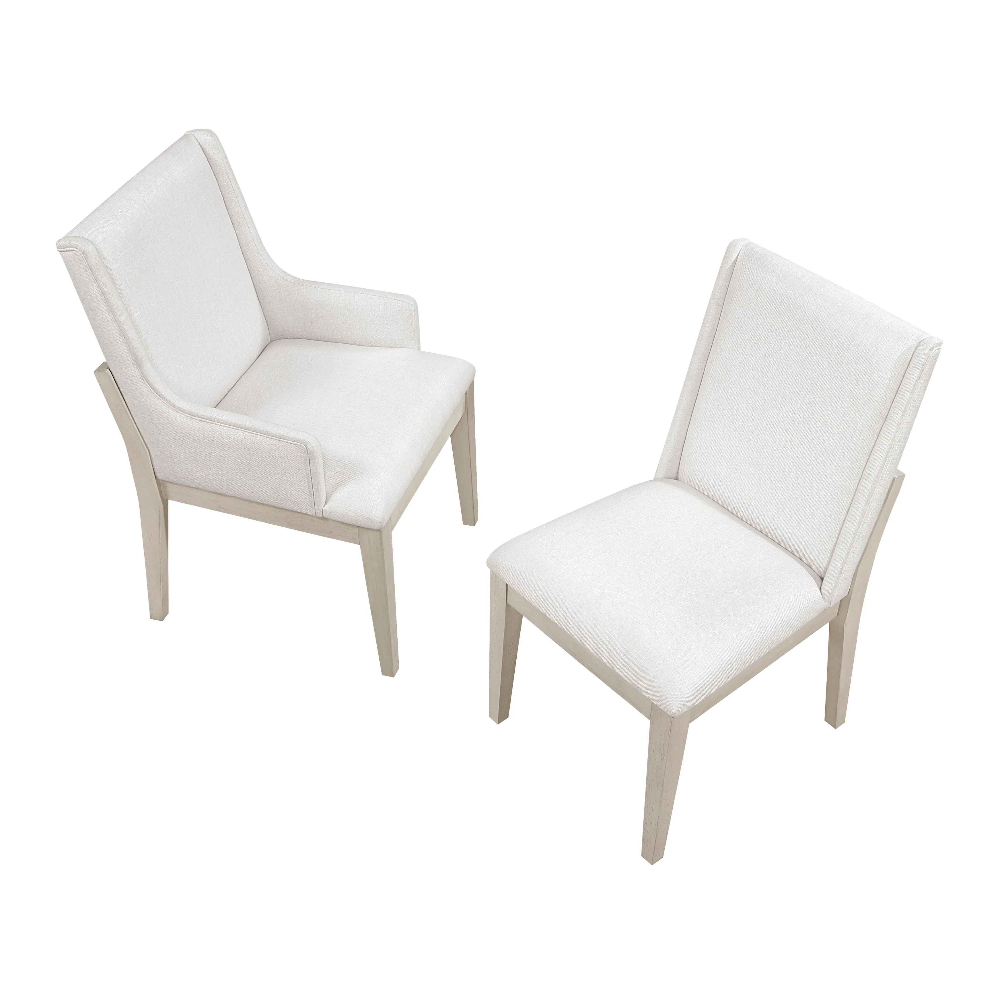 Tundra Antique White Side Chair, Set of 2 - Image 6
