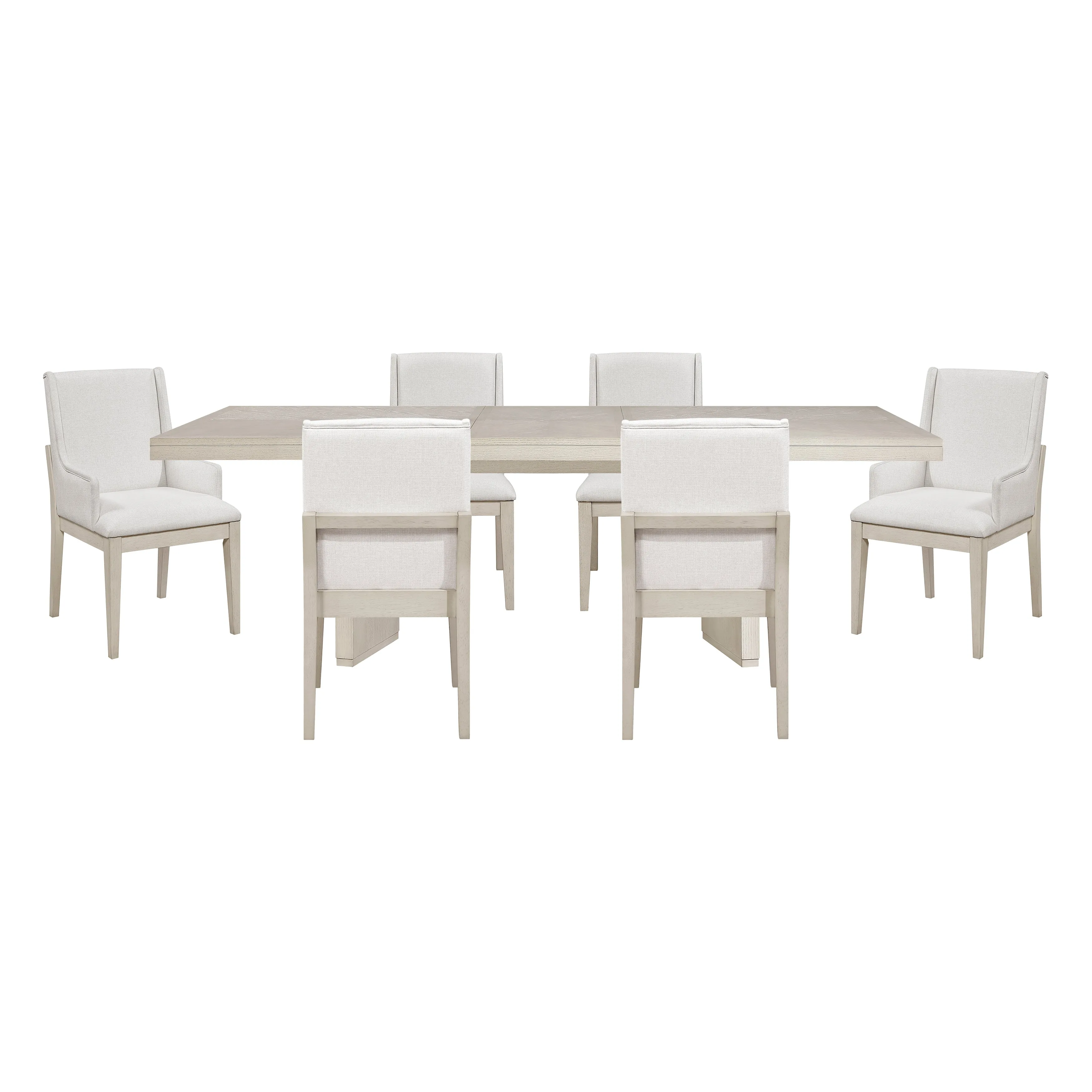 Tundra Antique White 7-Piece Dining Room Set
