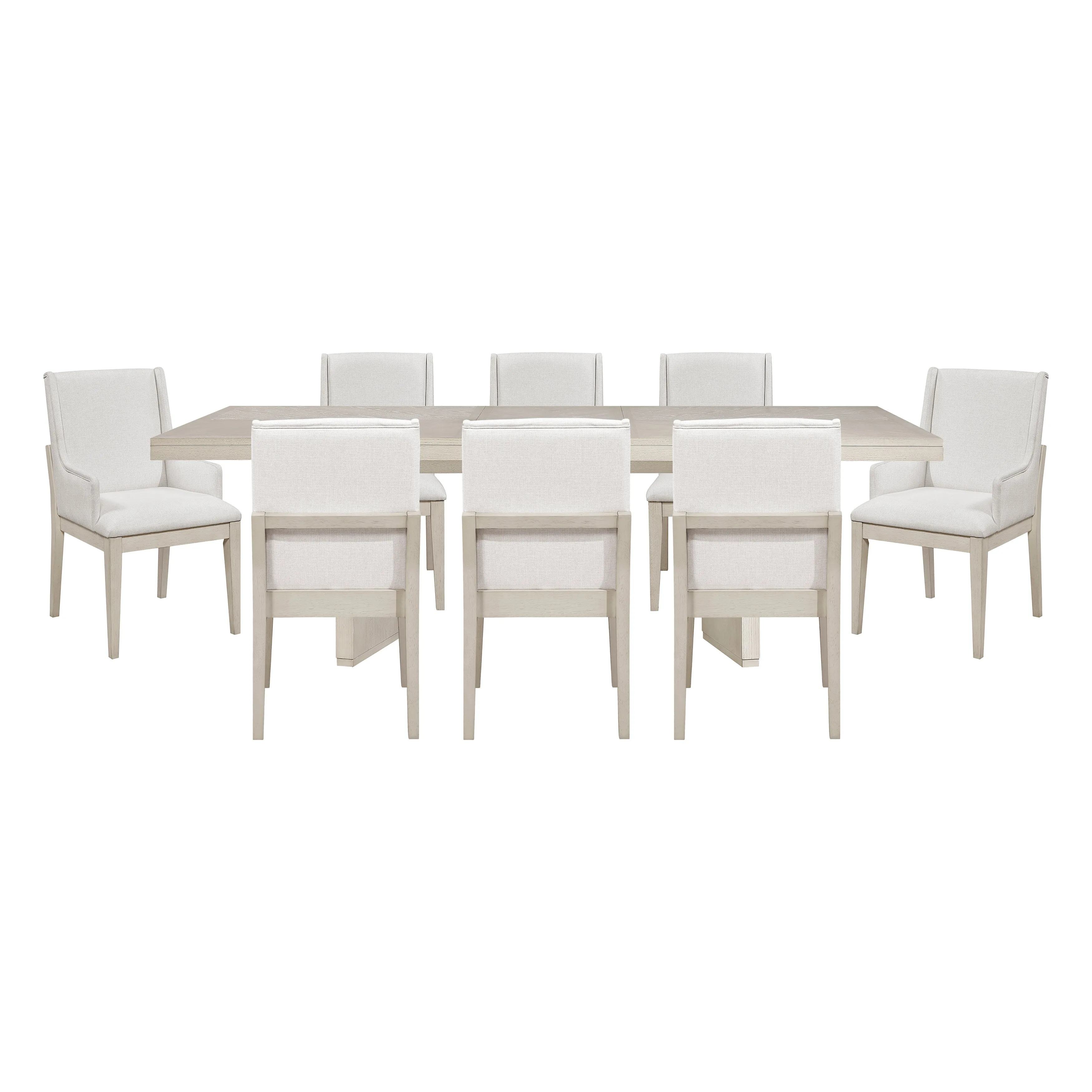 Tundra Antique White 9-Piece Dining Room Set