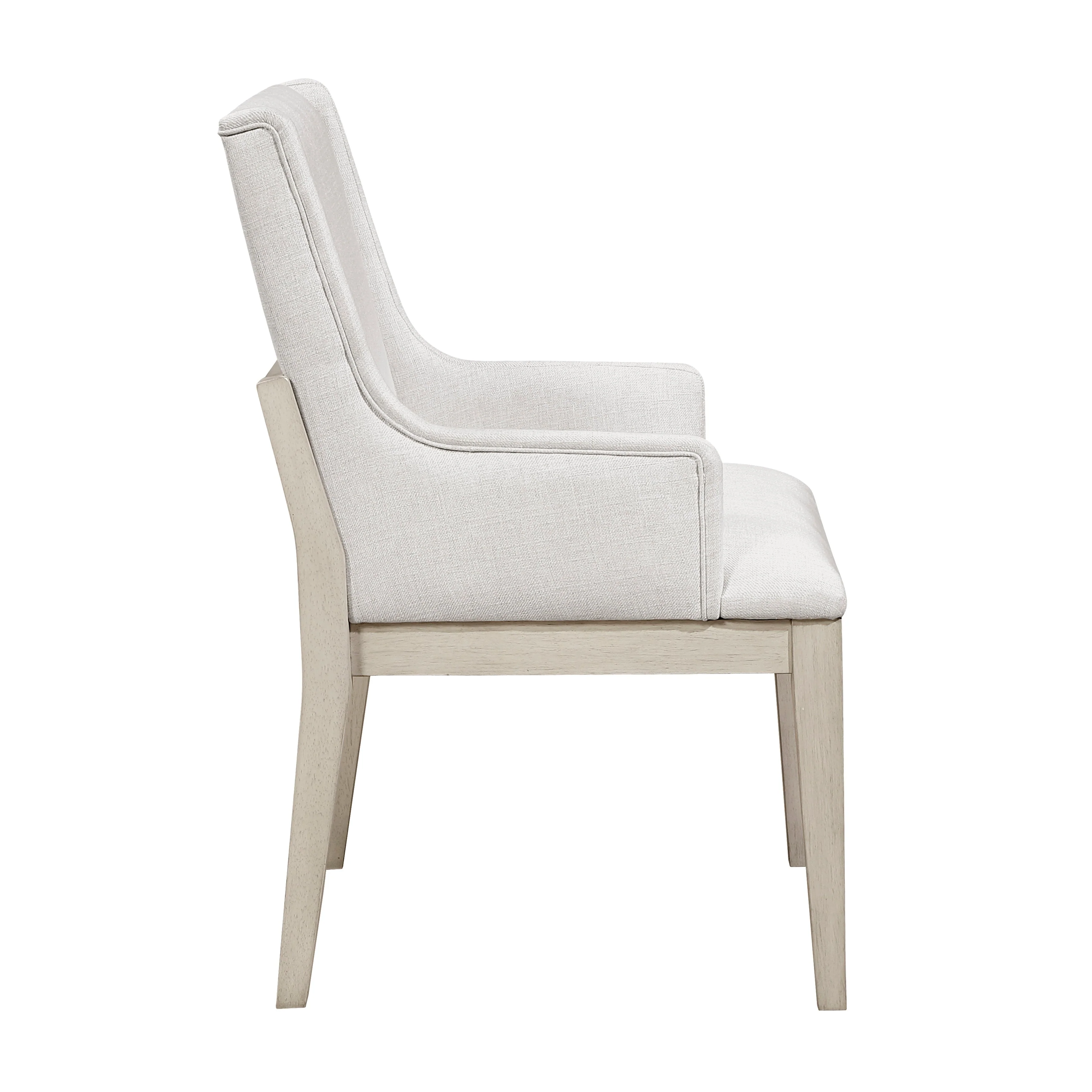 Tundra Ivory Arm Chair, Set of 2 - Image 3