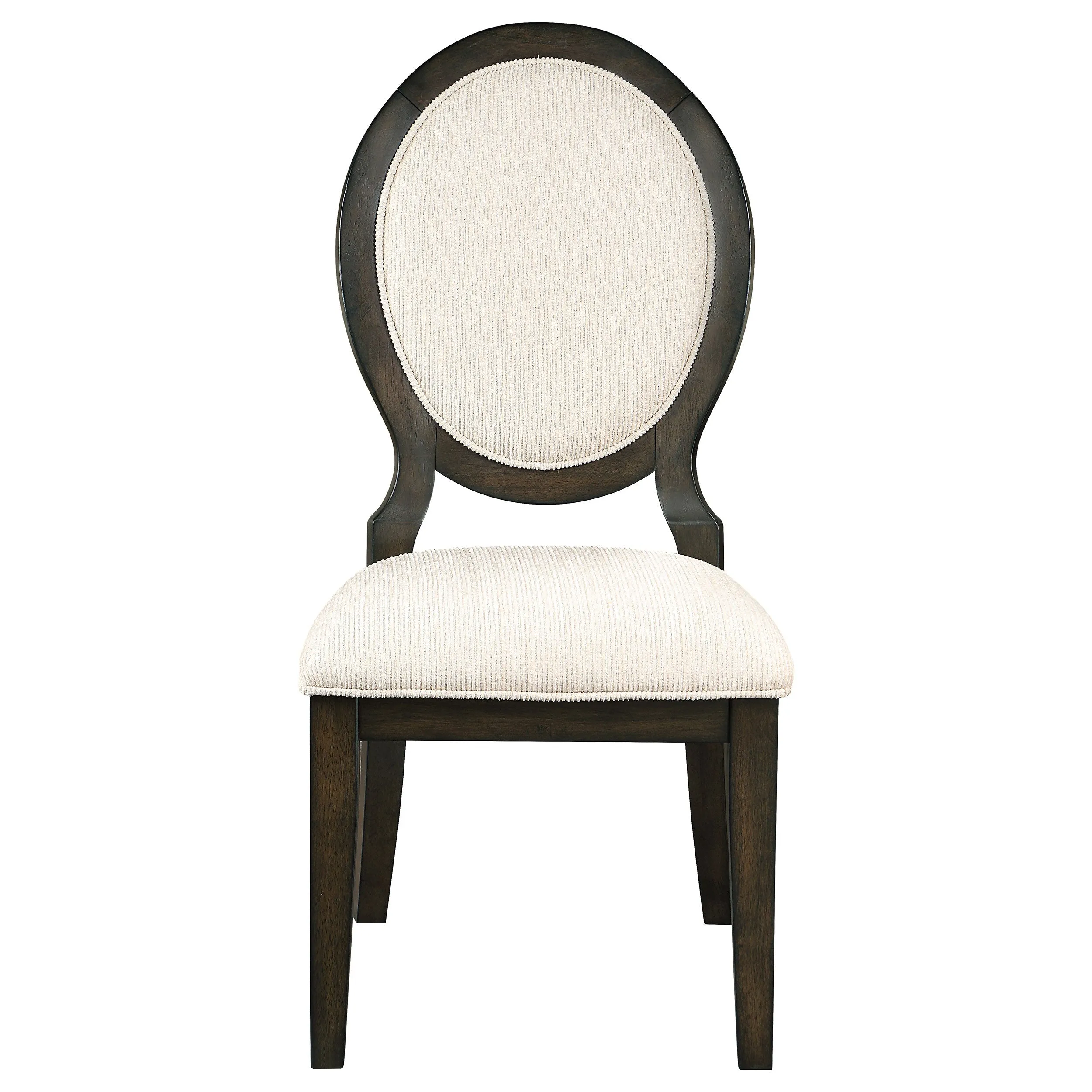 Twyla Dark Cocoa 7-piece Round Wood Dining Room Table Set - Image 7