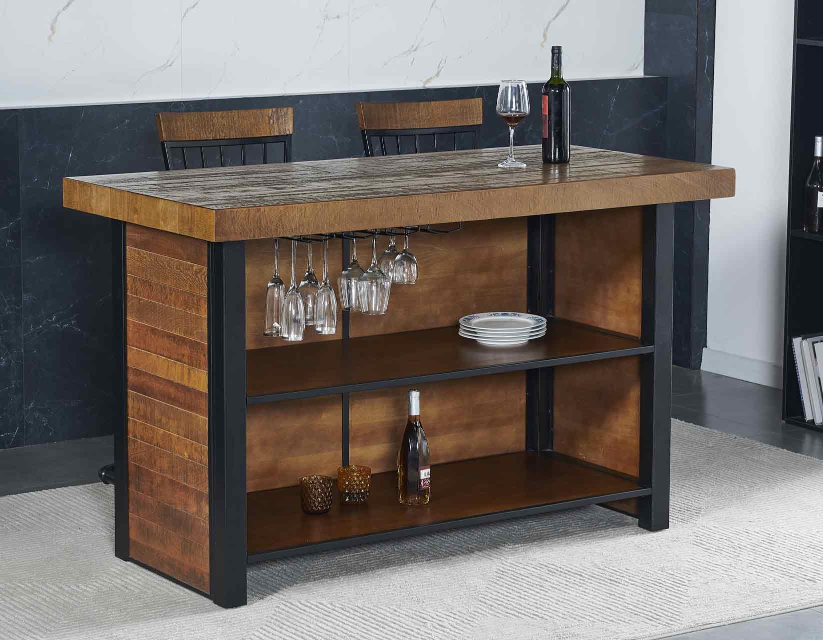 Tyler 3-Piece 38-inch Counter Bar Set - Image 4