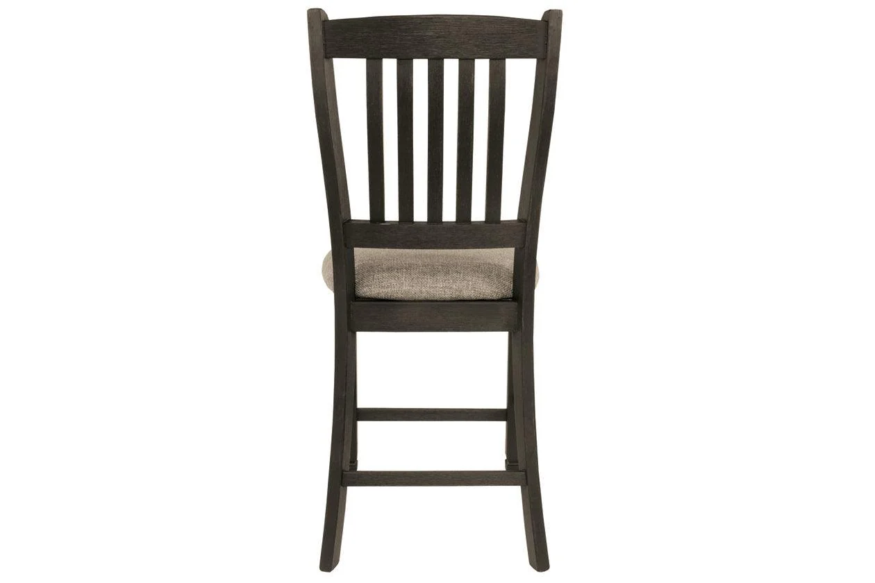 Tyler Creek Black/Grayish Brown Counter Height Barstool, Set of 2 - Image 5