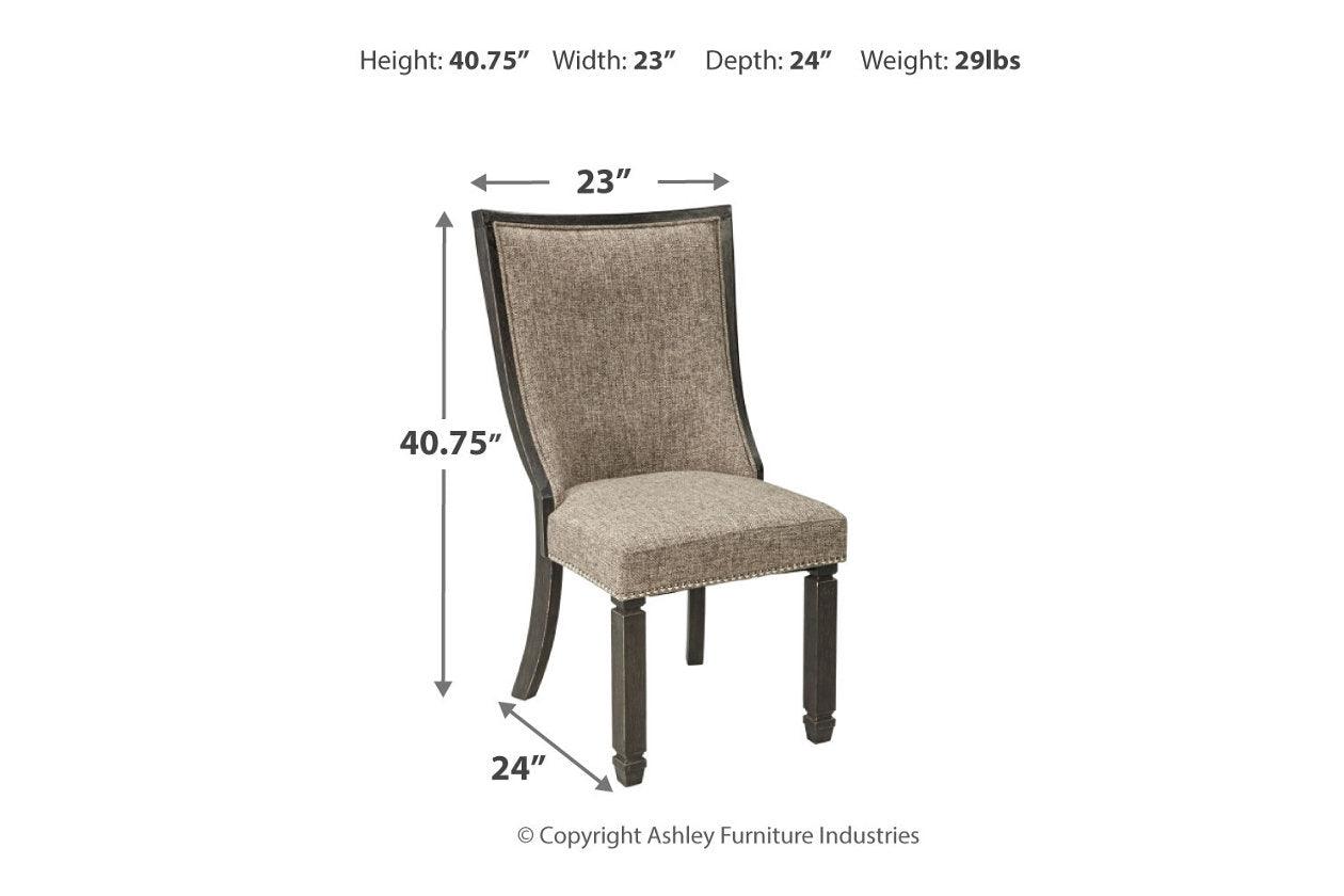 Tyler Creek Black/Grayish Brown Dining Chair, Set of 2 - Image 4