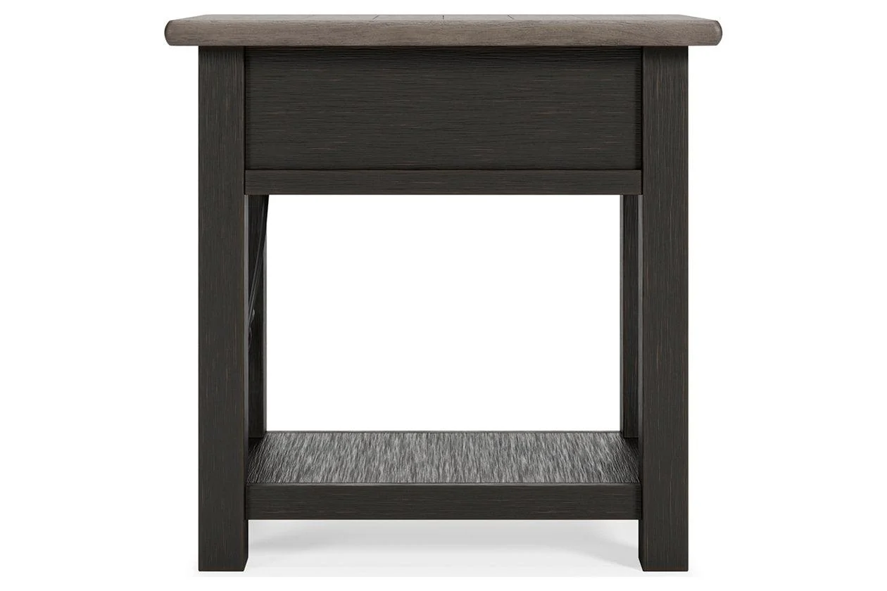Tyler Creek Two-tone Chairside End Table - Image 5
