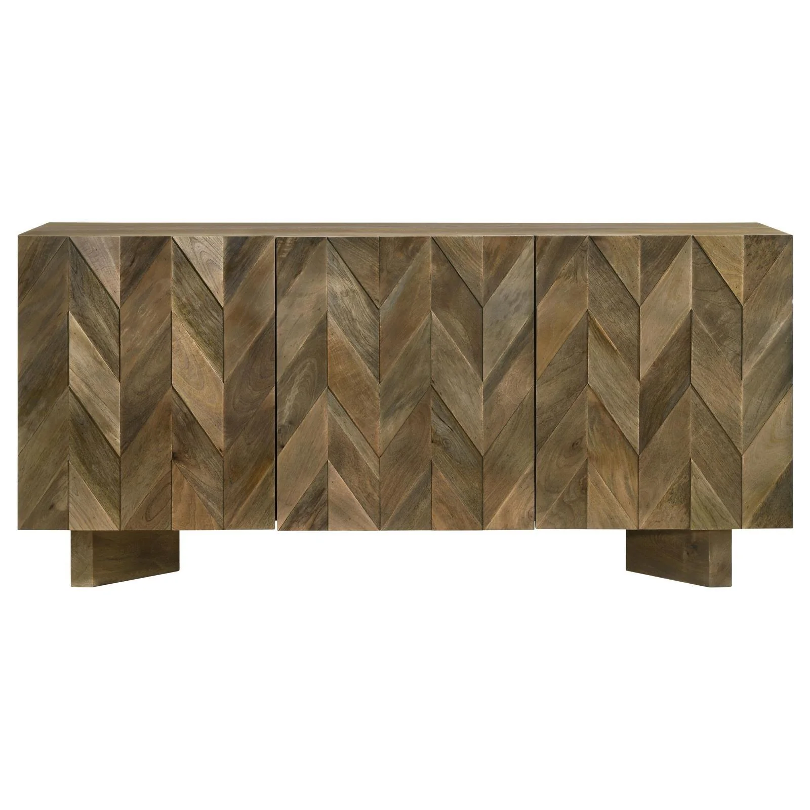Tyler Mango Brown 3-door Dining Sideboard Server - Image 5